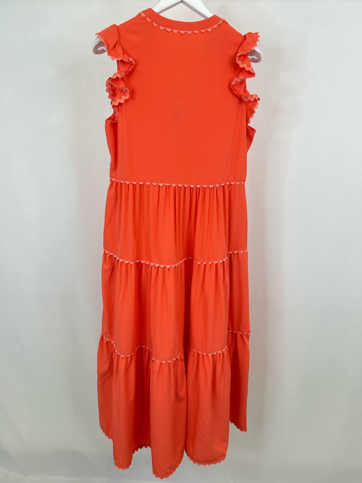 MARY SQUARE Size S Coral Women Dress NWT