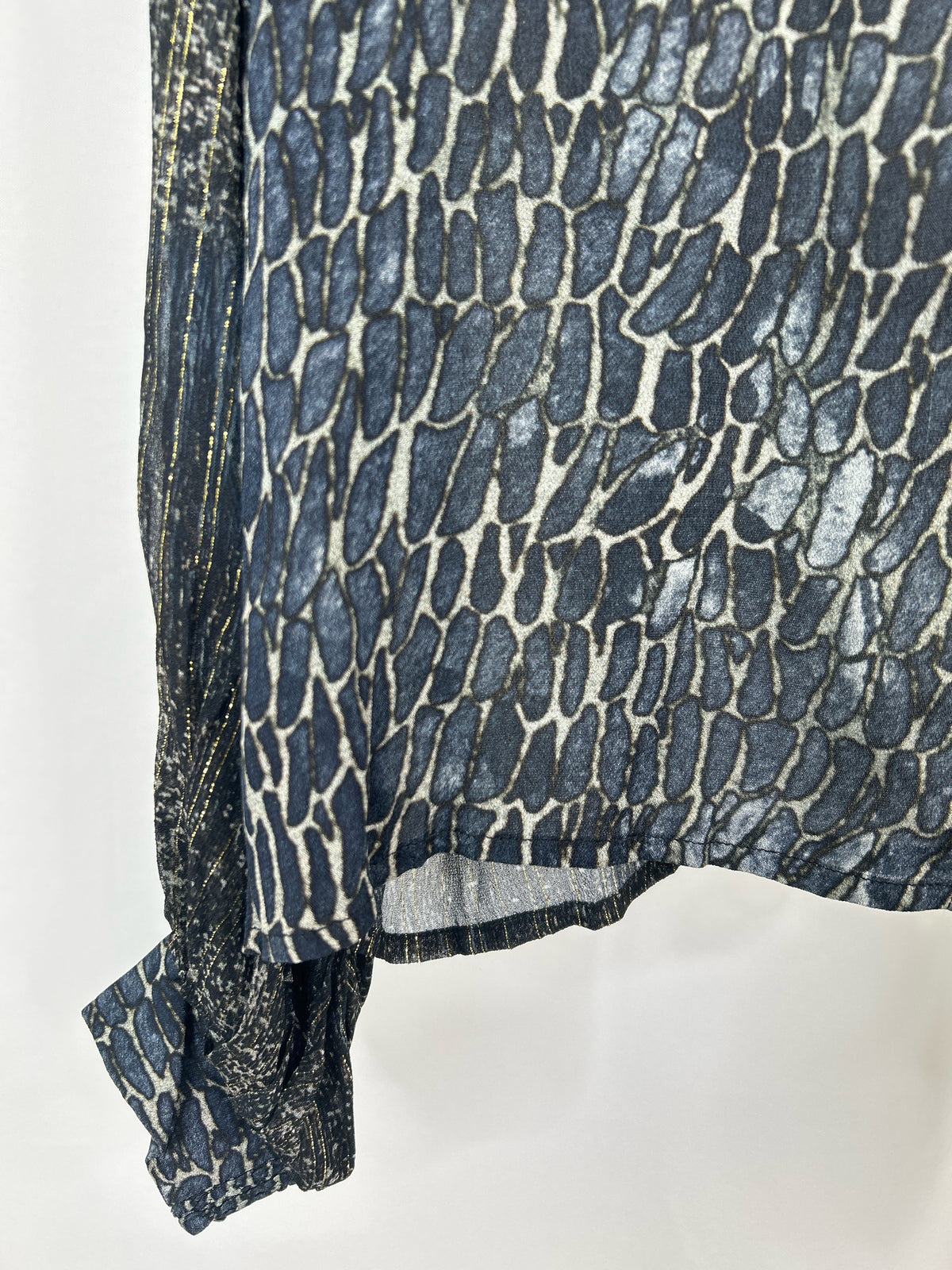 BLANK LONDON Size S NAVY AND BLACK Women Blouse