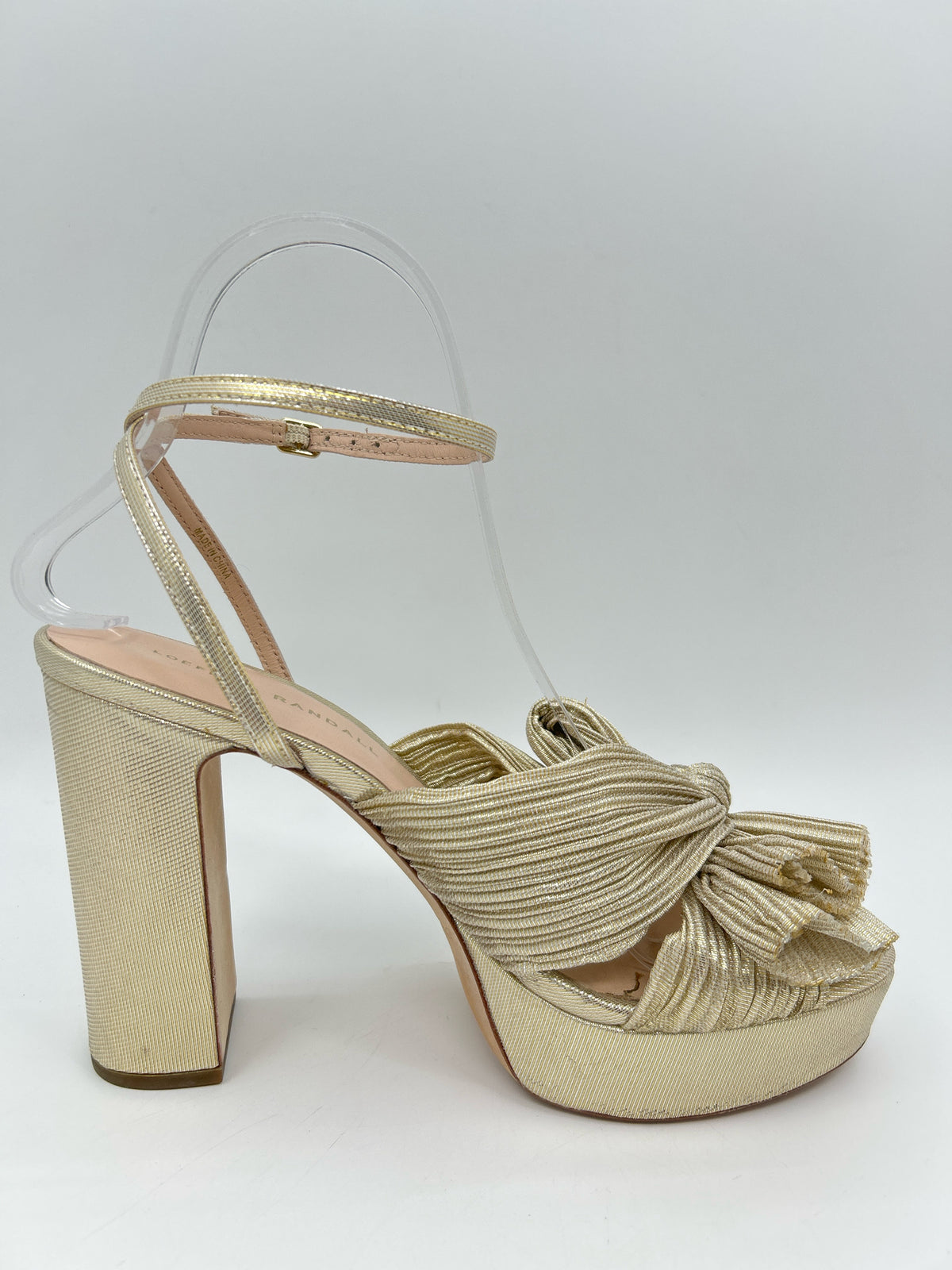 LOEFFLER RANDALL Size 8B Gold Women Sandal