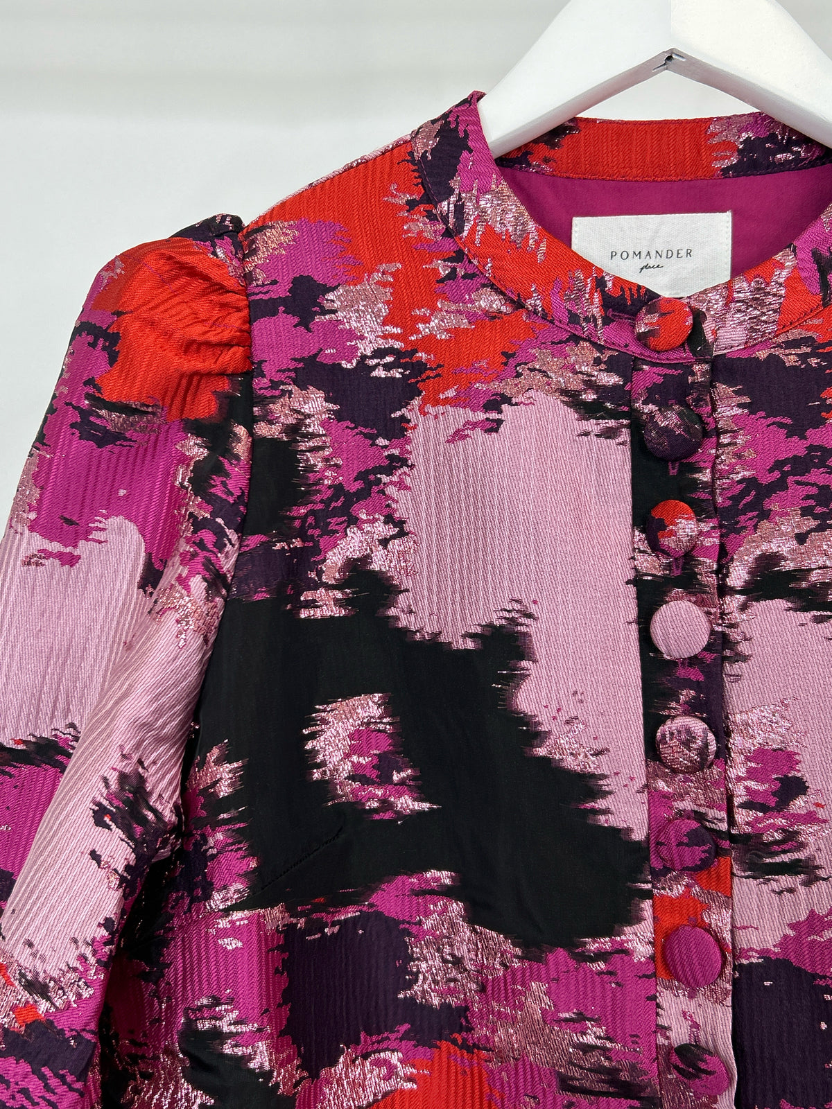 POMANDER PLACE Size S Pink Print Women Dress