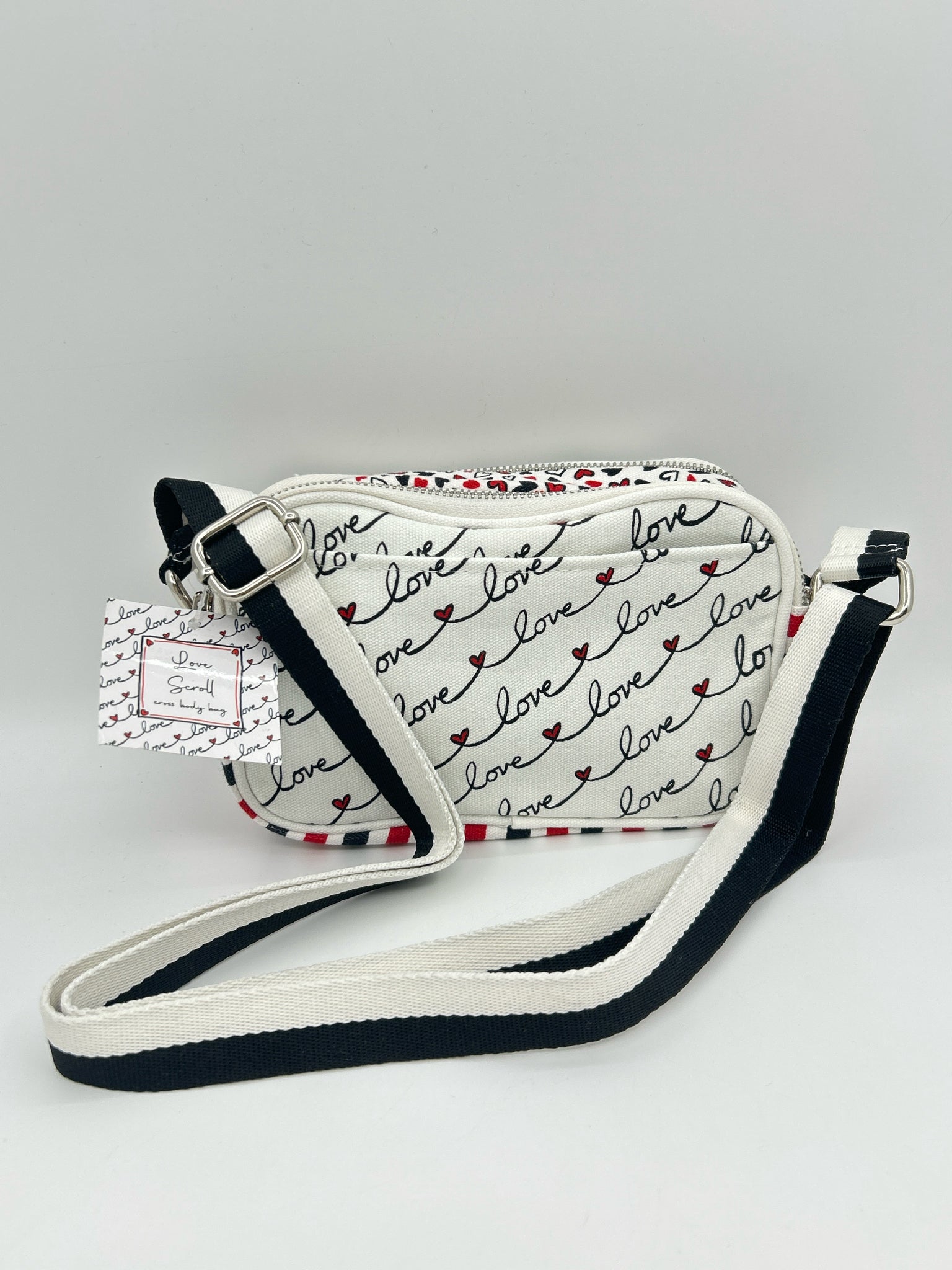 BRIGHTON WHITE AND RED Women Purse