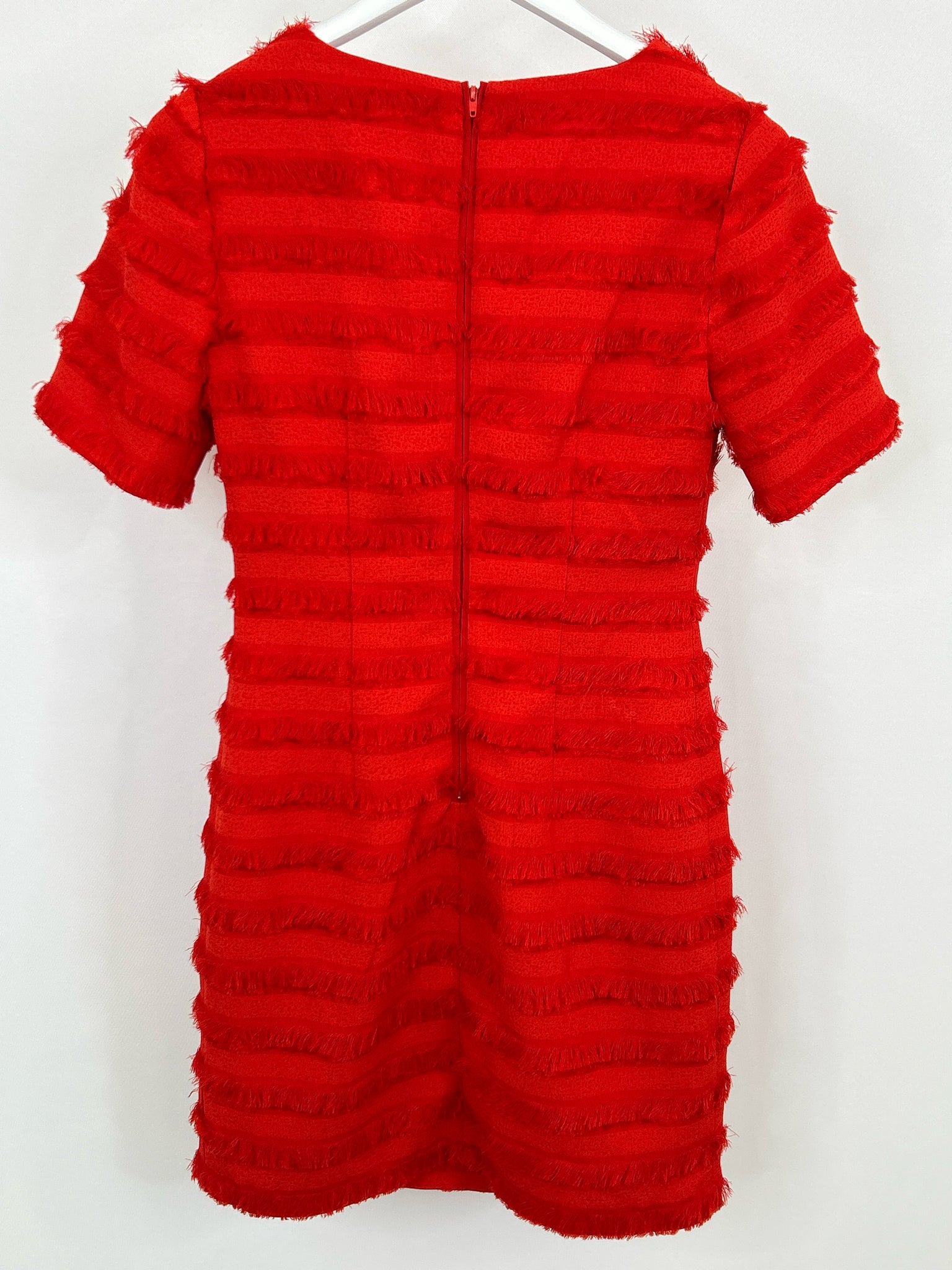 Belle Badgley Mischka Size 4 Red Women Dress