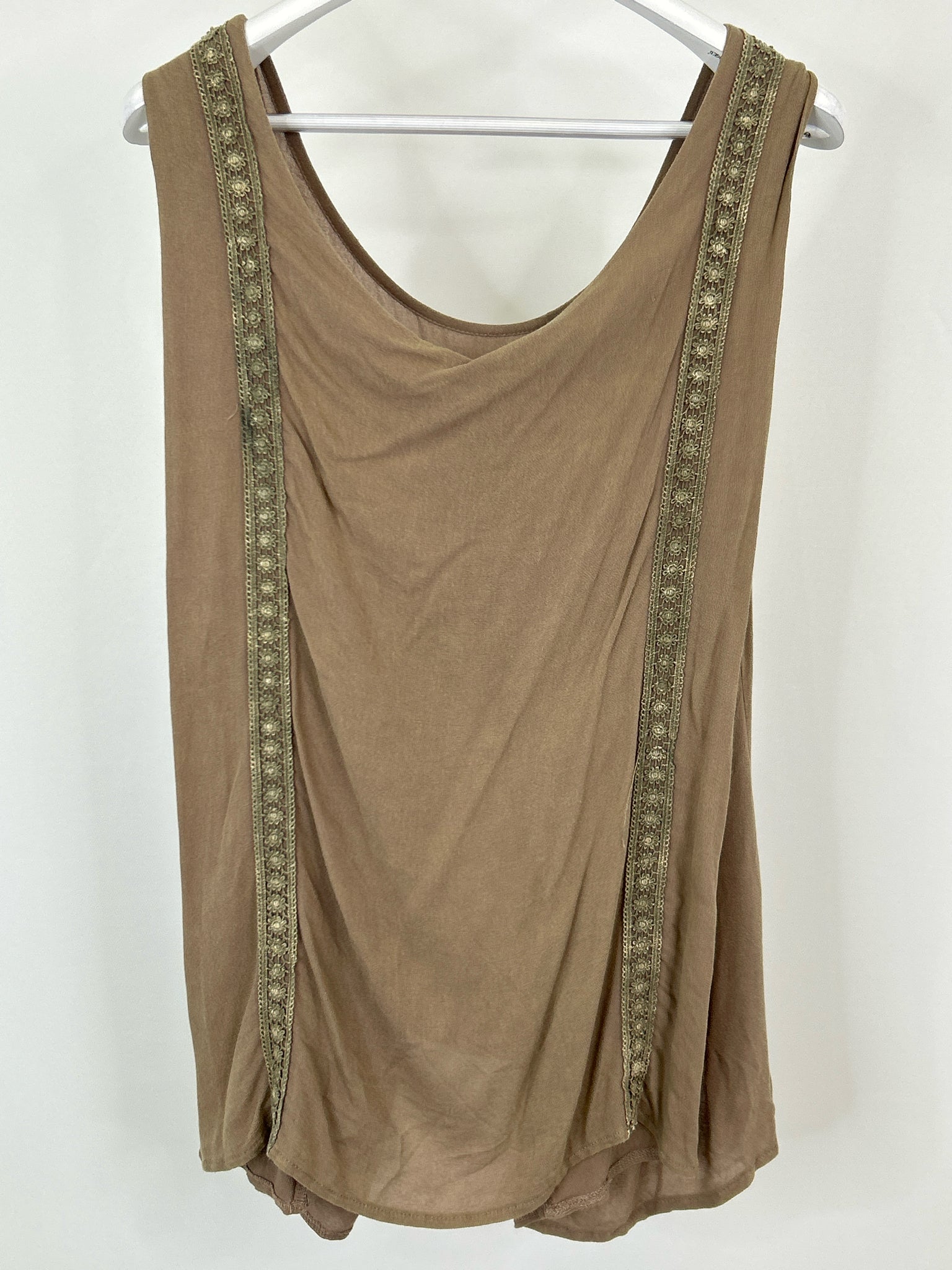 POL Size M Light Brown Women Top
