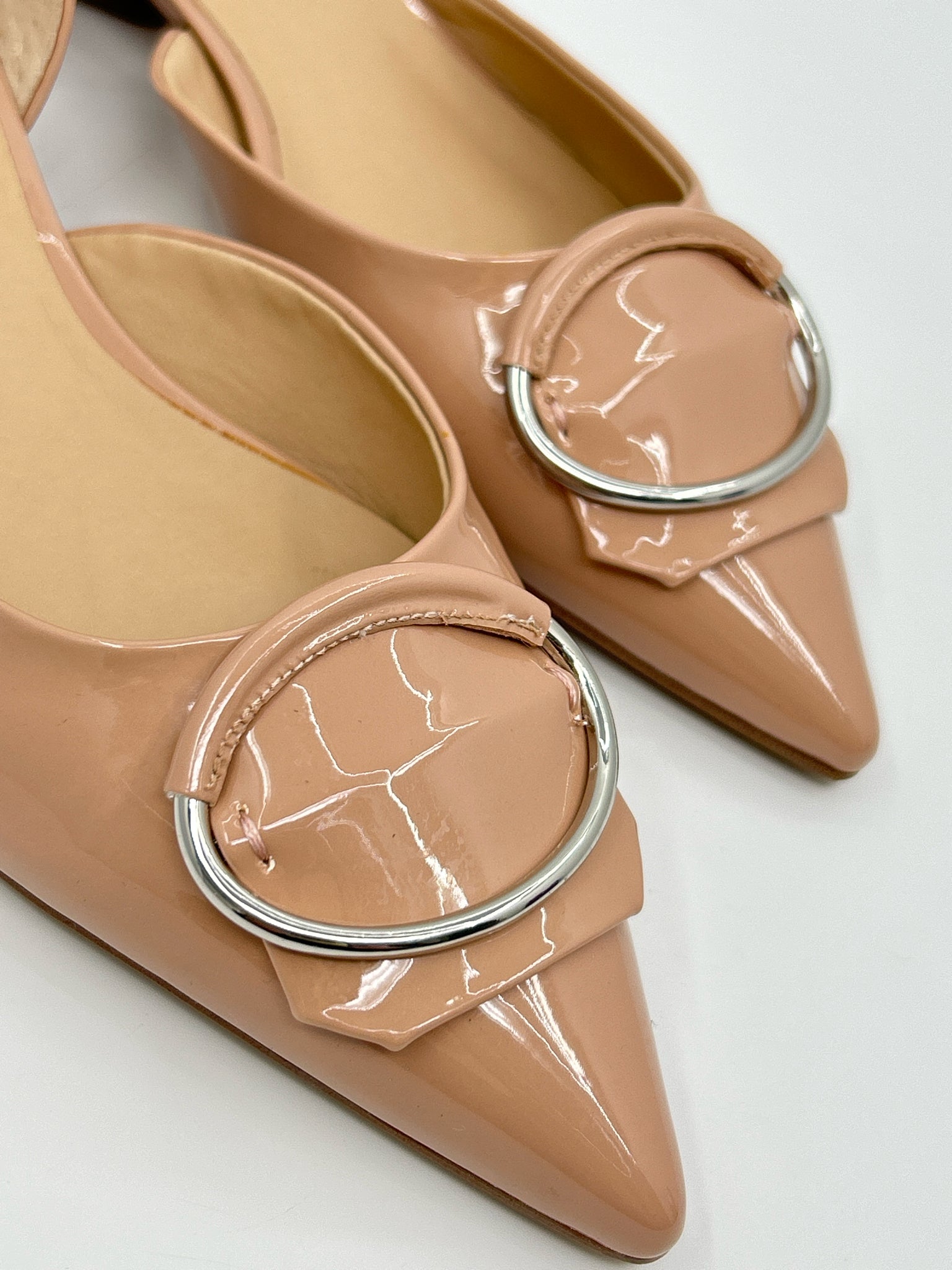 FRANCO SARTO Size 11M Peach Women Flats NIB