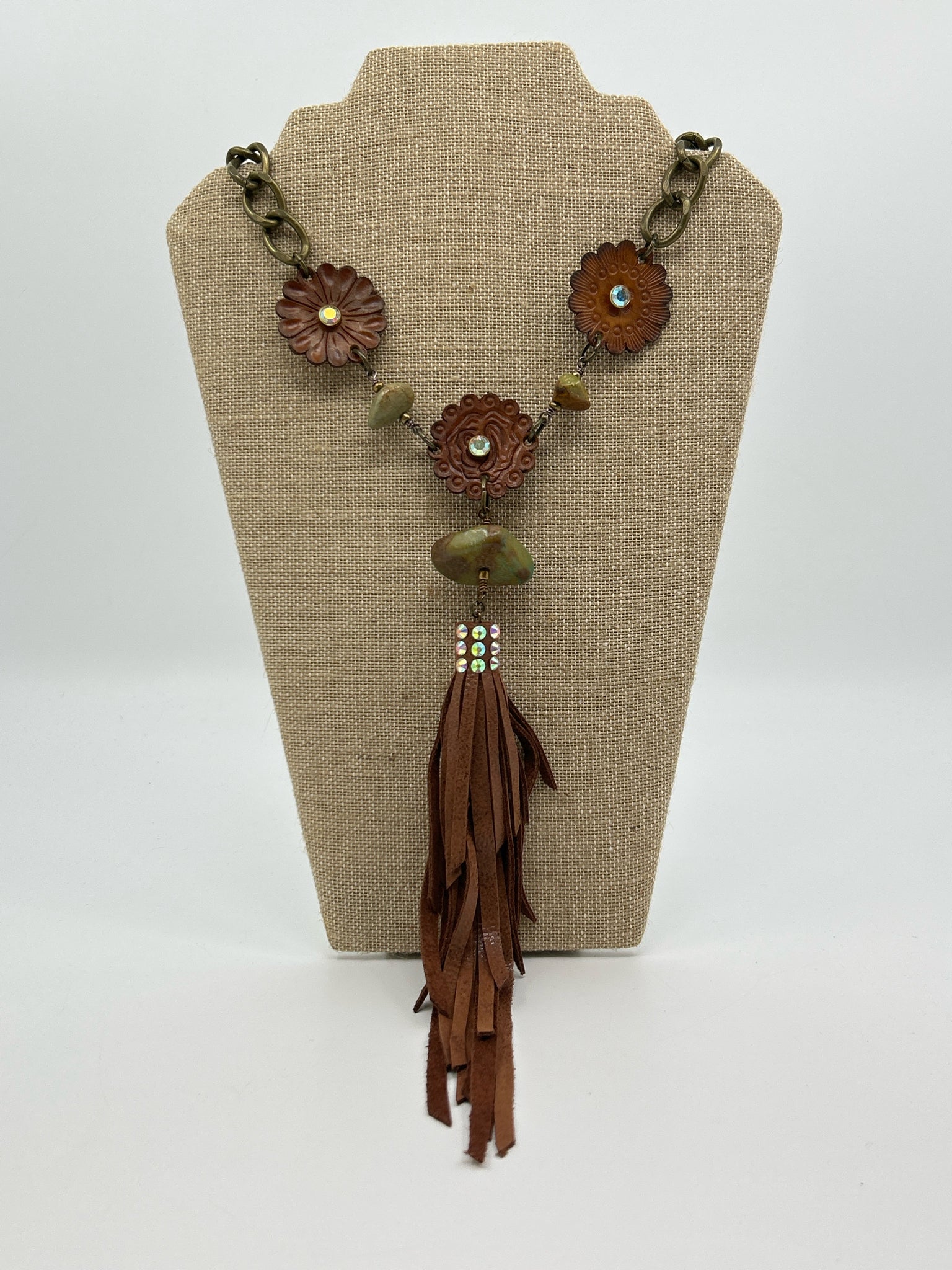 ART BY AMY Brown Necklace