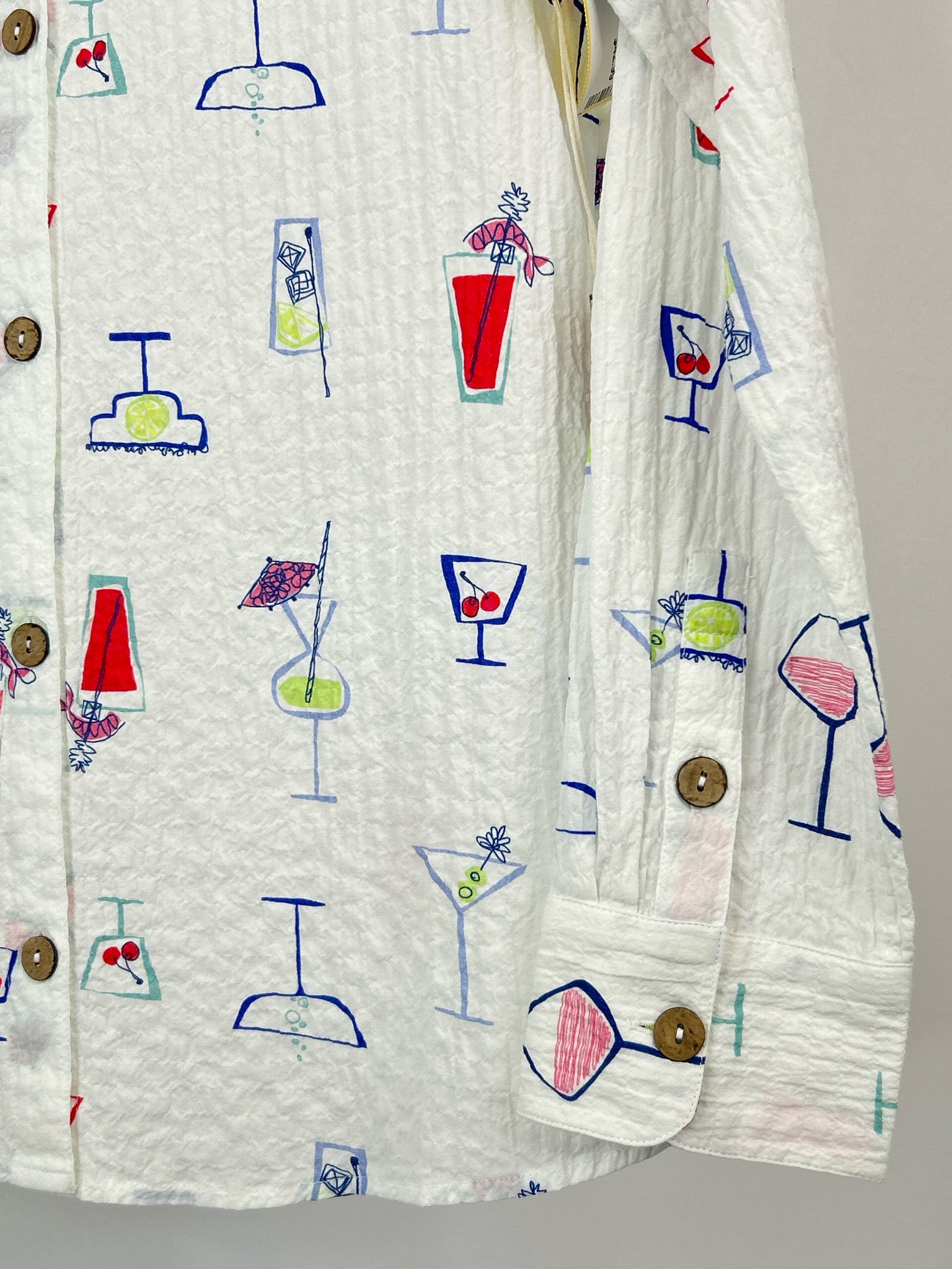 Escape by Habitat Clothes Size S White Print Women Shirt