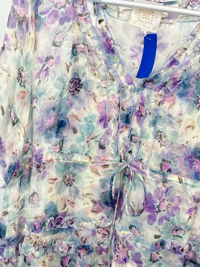 JOHNNY WAS Size S FLORAL PRINT Women's 2-Piece w/dress