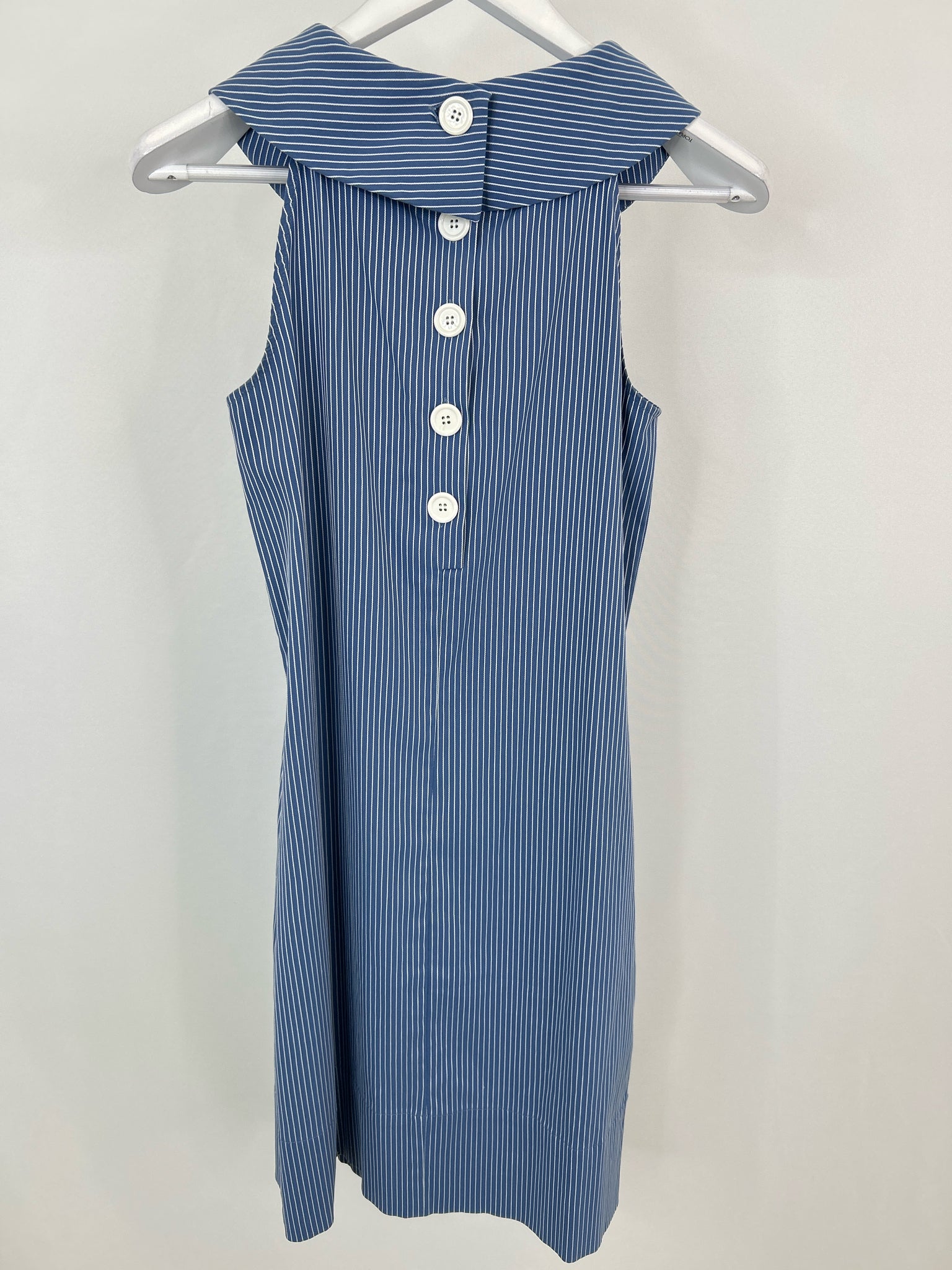 SARA CAMPBELL Size XS Blue Striped Women Dress