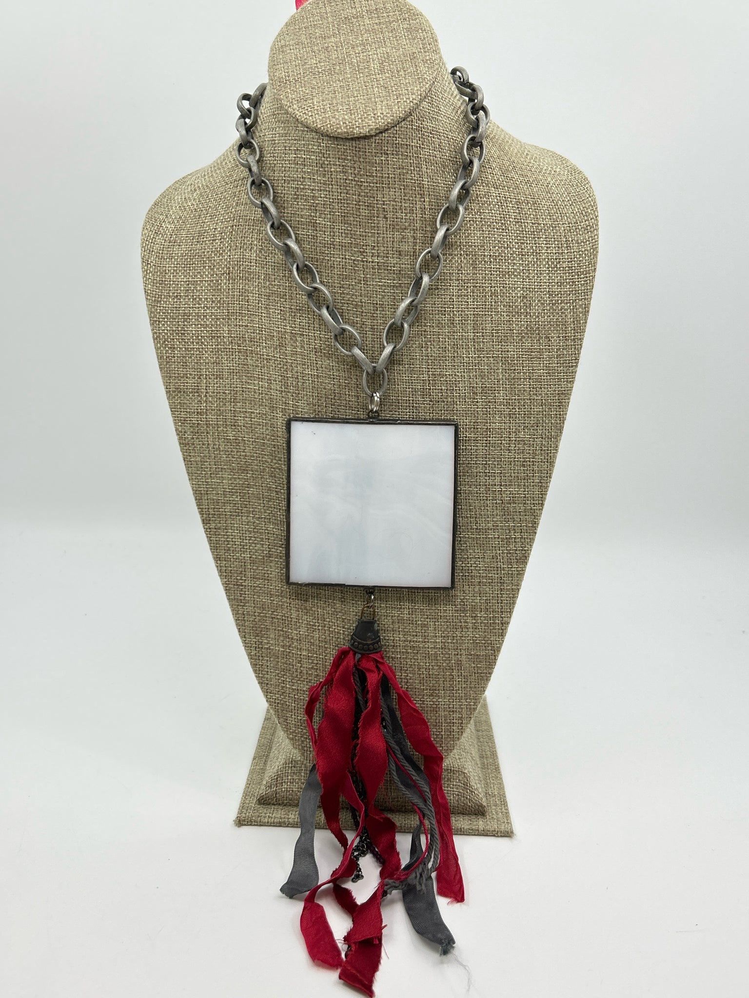 GYPSY SOUTH Black & Red Necklace