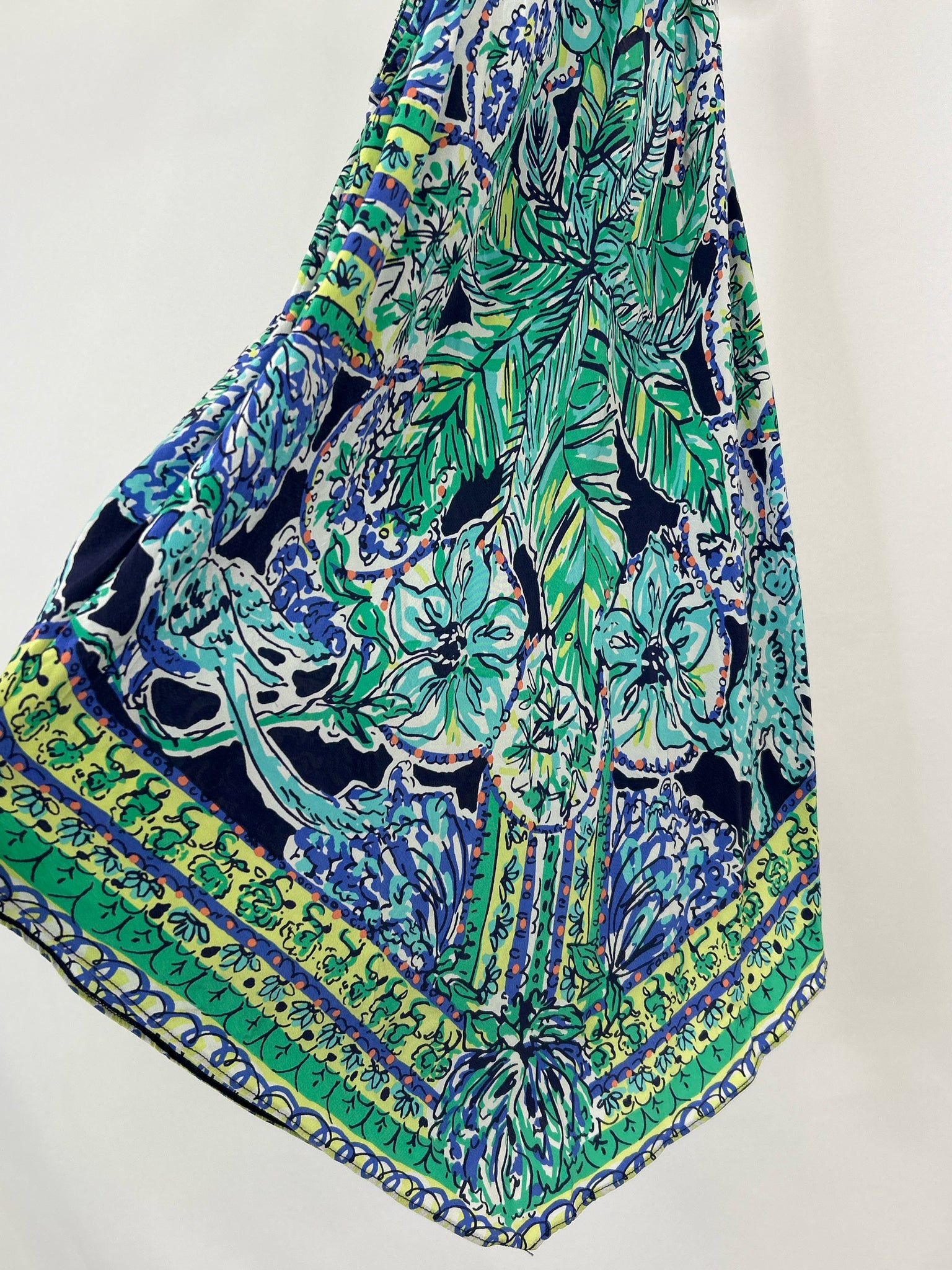 LILLY PULITZER Size XS Blue & Green Women Top