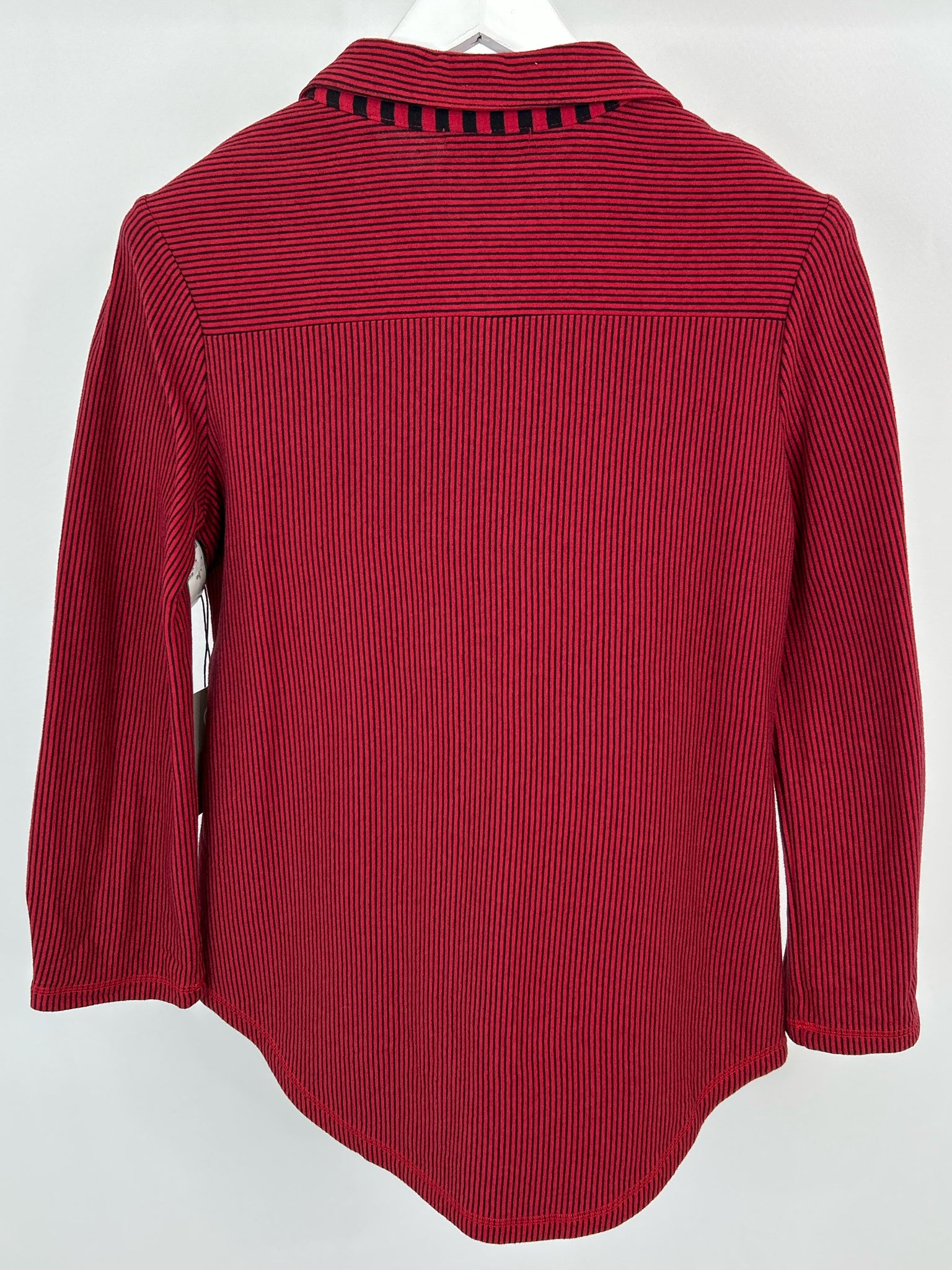 HABITAT Size S Red and Black Women Shirt