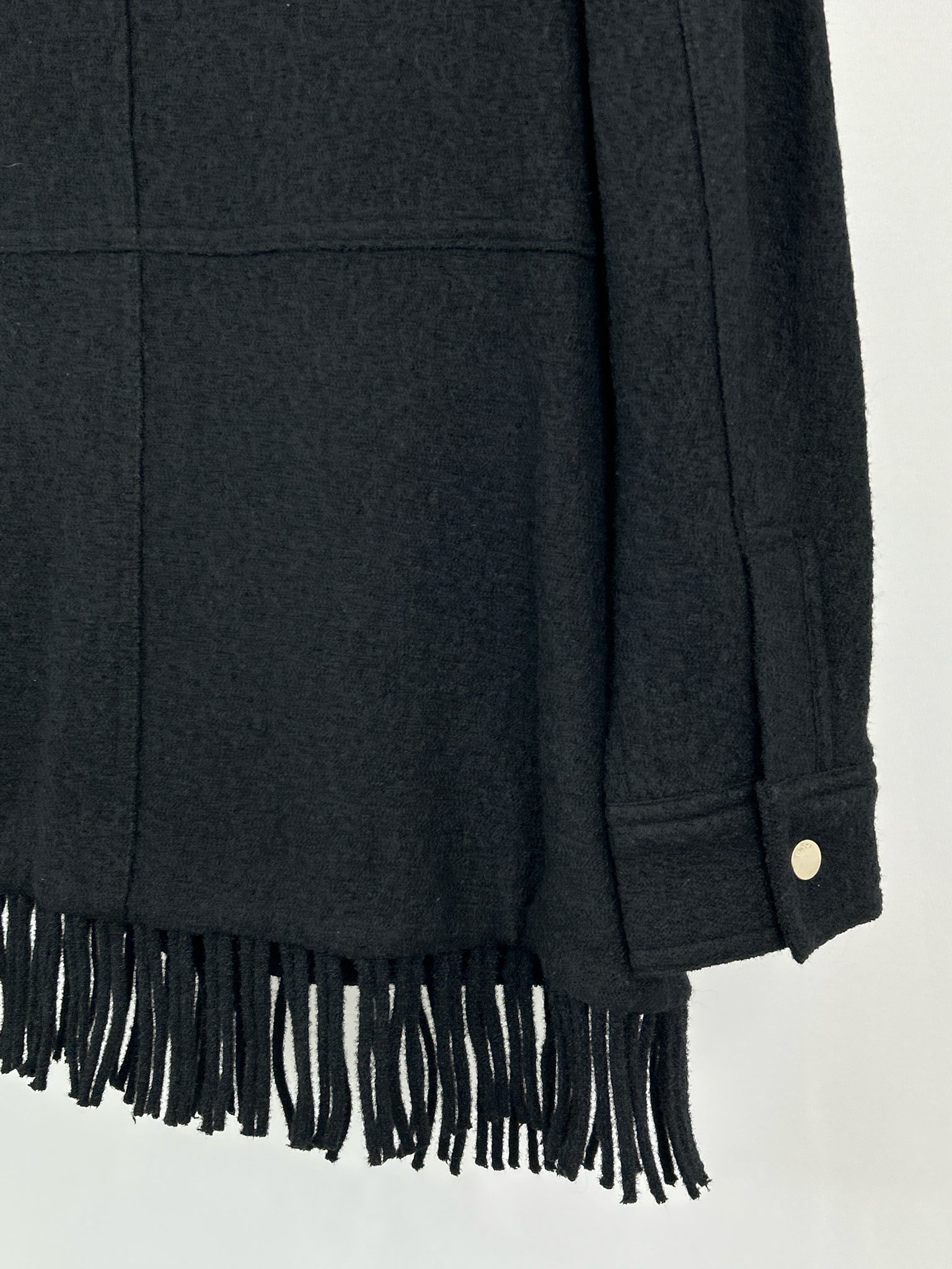 CHICO'S Size 4/6 Black Women Jacket