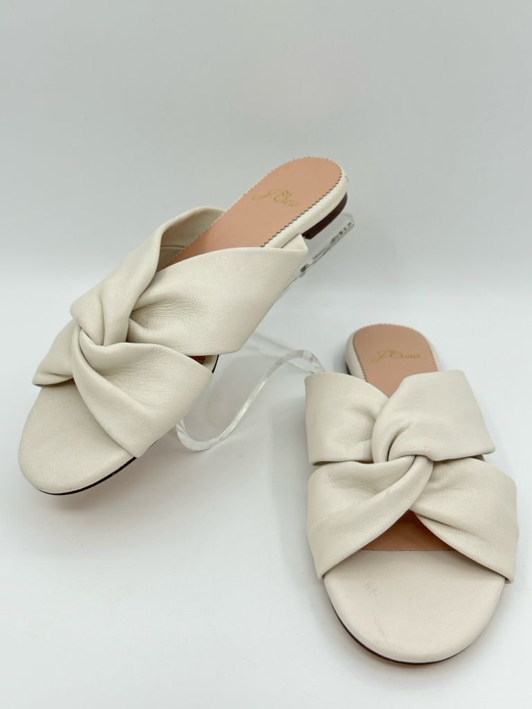 J CREW Size 7 Ivory Women's Sandal