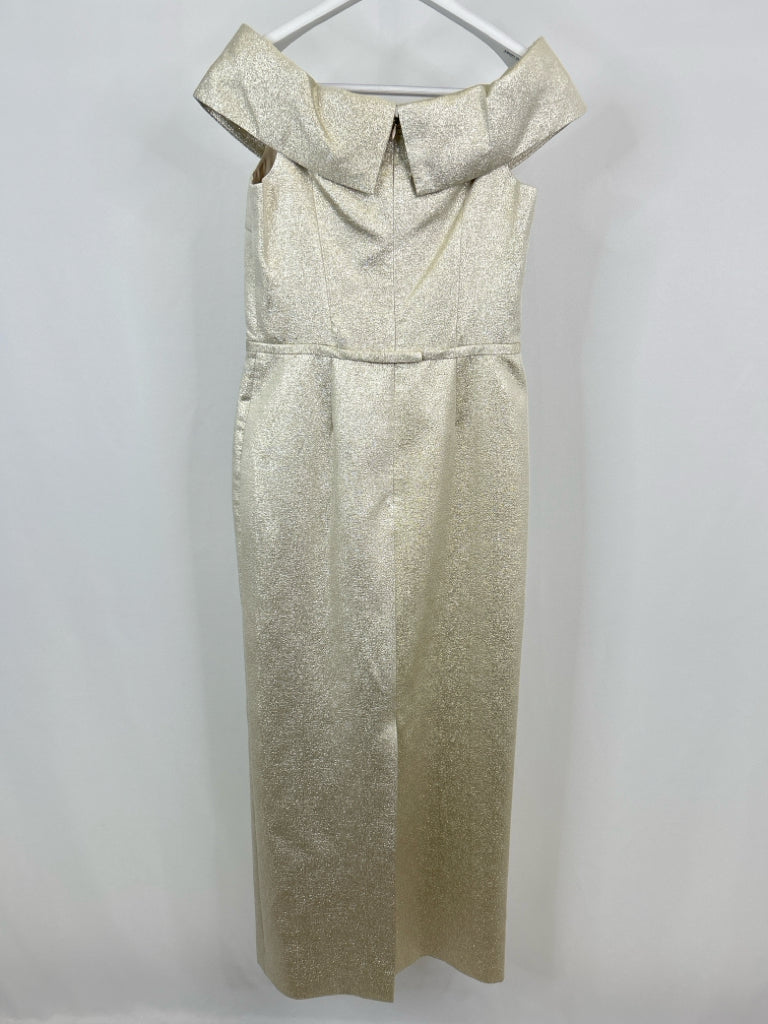 TERI JON Size 6 Champagne Women Dress