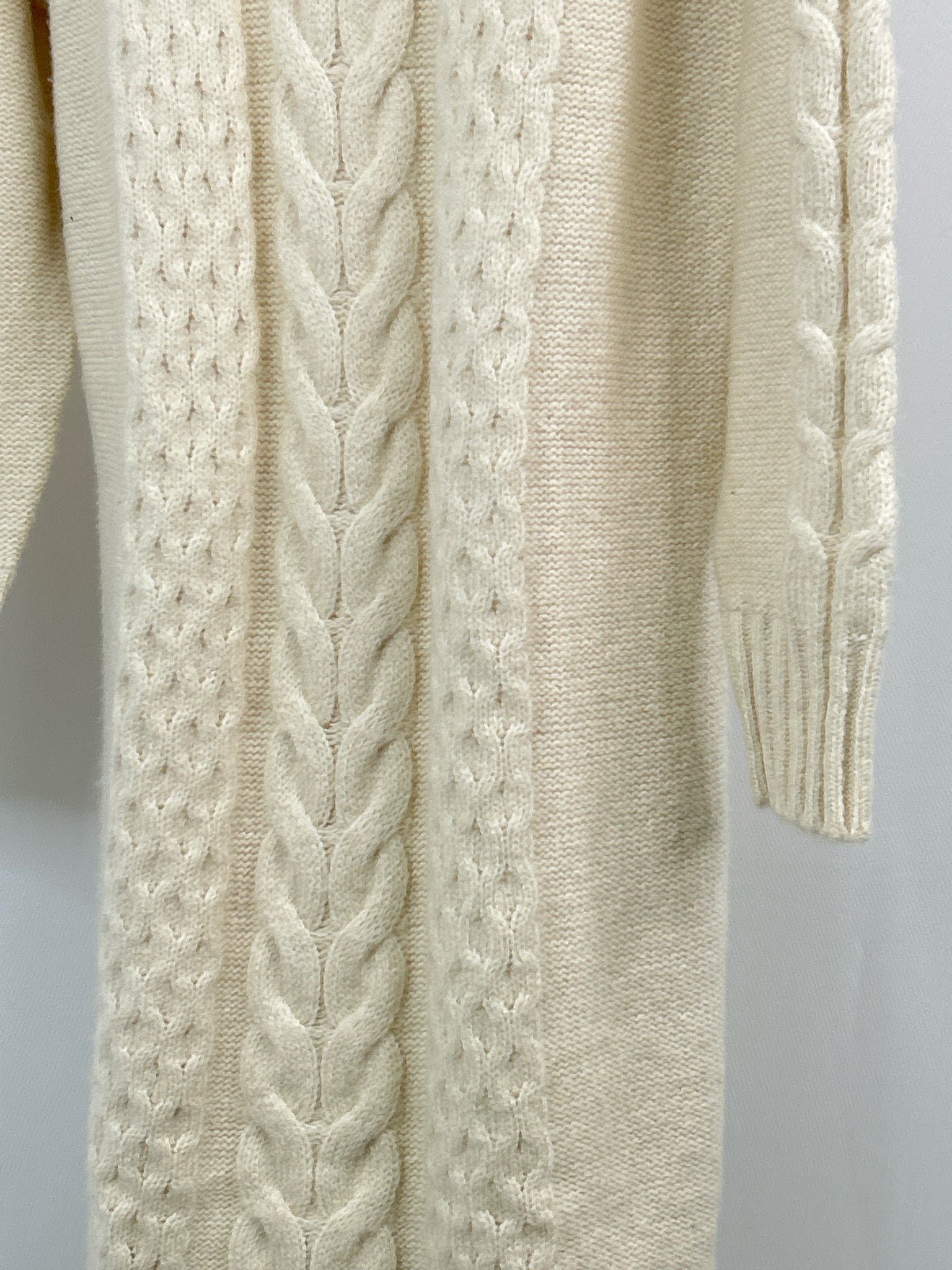 BANANA REPUBLIC Size XLT Ivory Women Sweater Dress