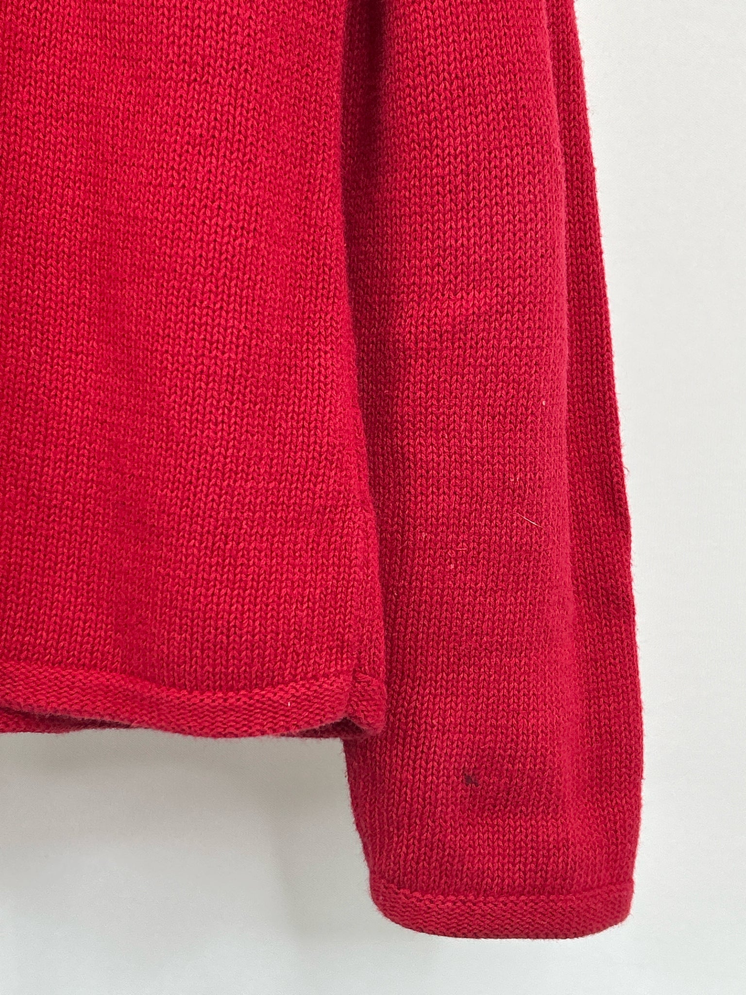 SUSAN BRISTOL Size M Red Women Sweater
