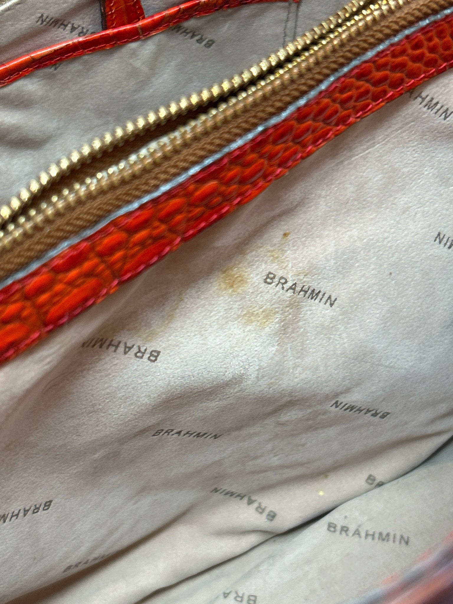 BRAHMIN Orange Women Purse