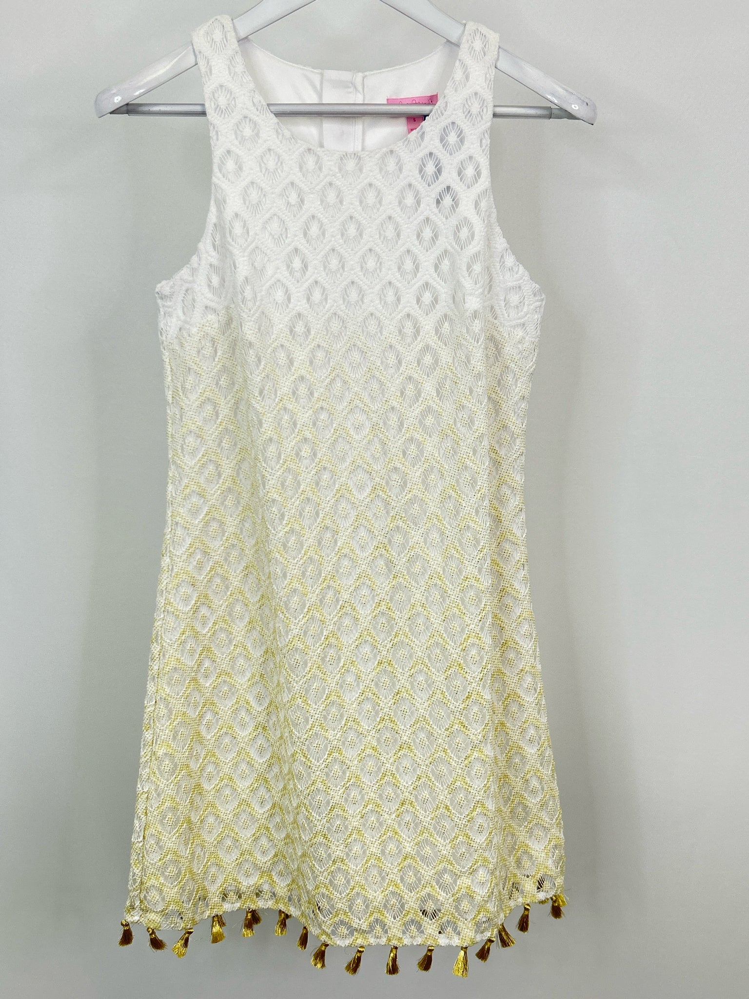 LILLY PULITZER Size S White Women Dress