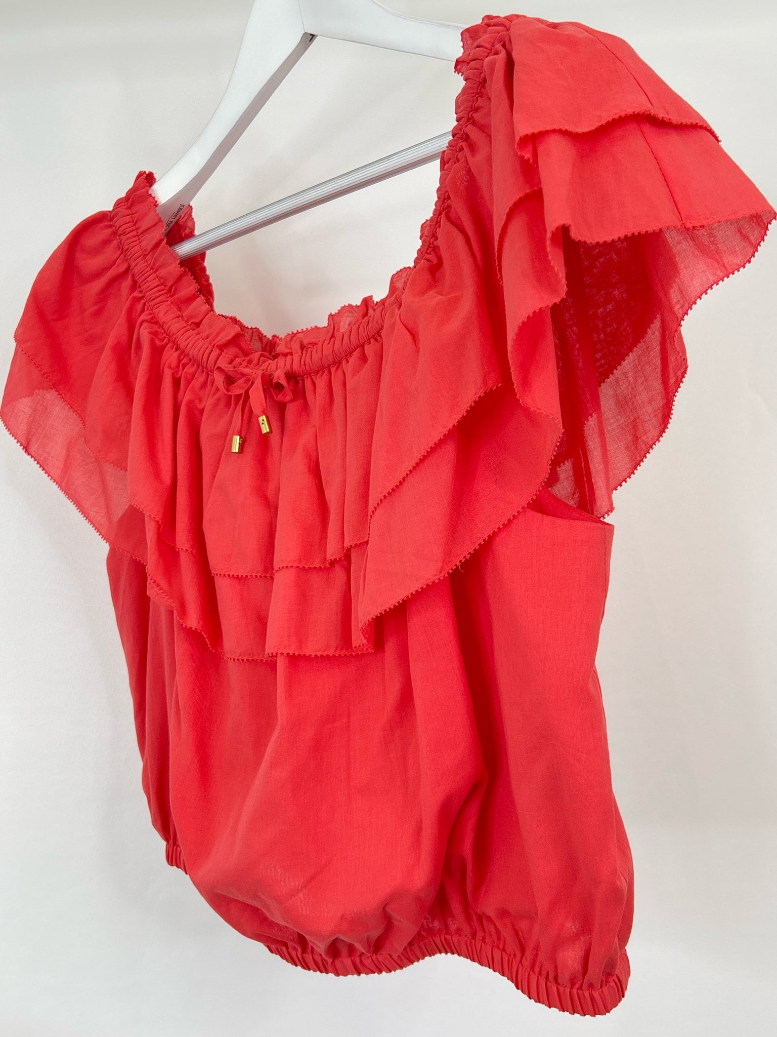 TRINA TURK Size L Coral Women Top