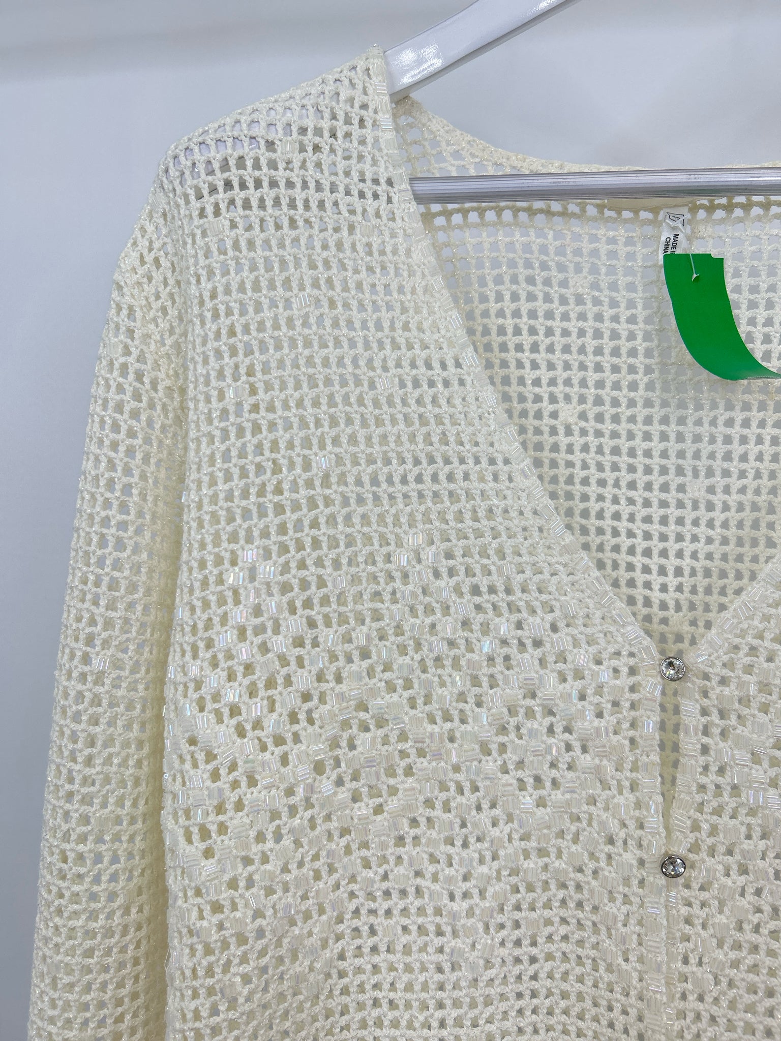 ESCADA Size 42 White Women Cardigan