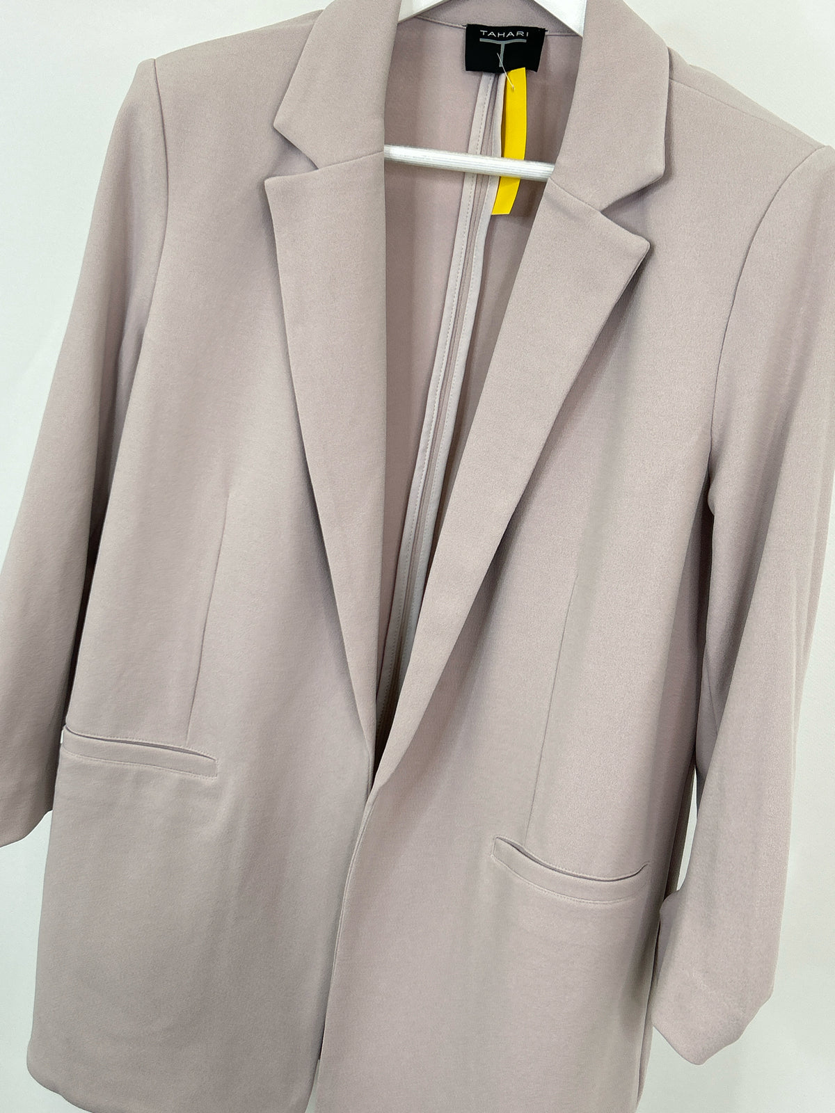 TAHARI Size L Grey Women Blazer