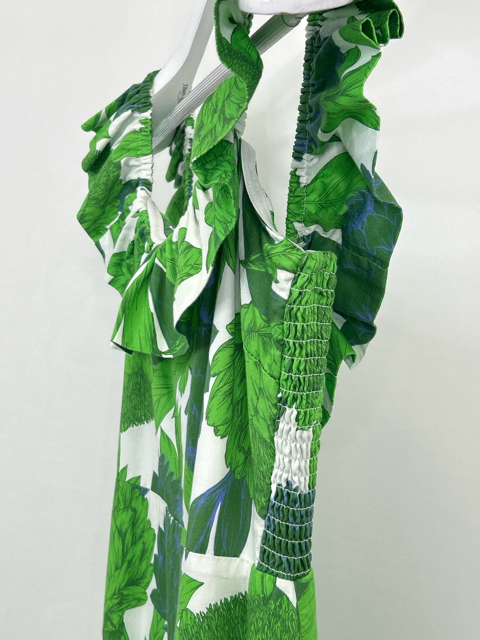 Hyacinth House Size L Green Floral Women Dress