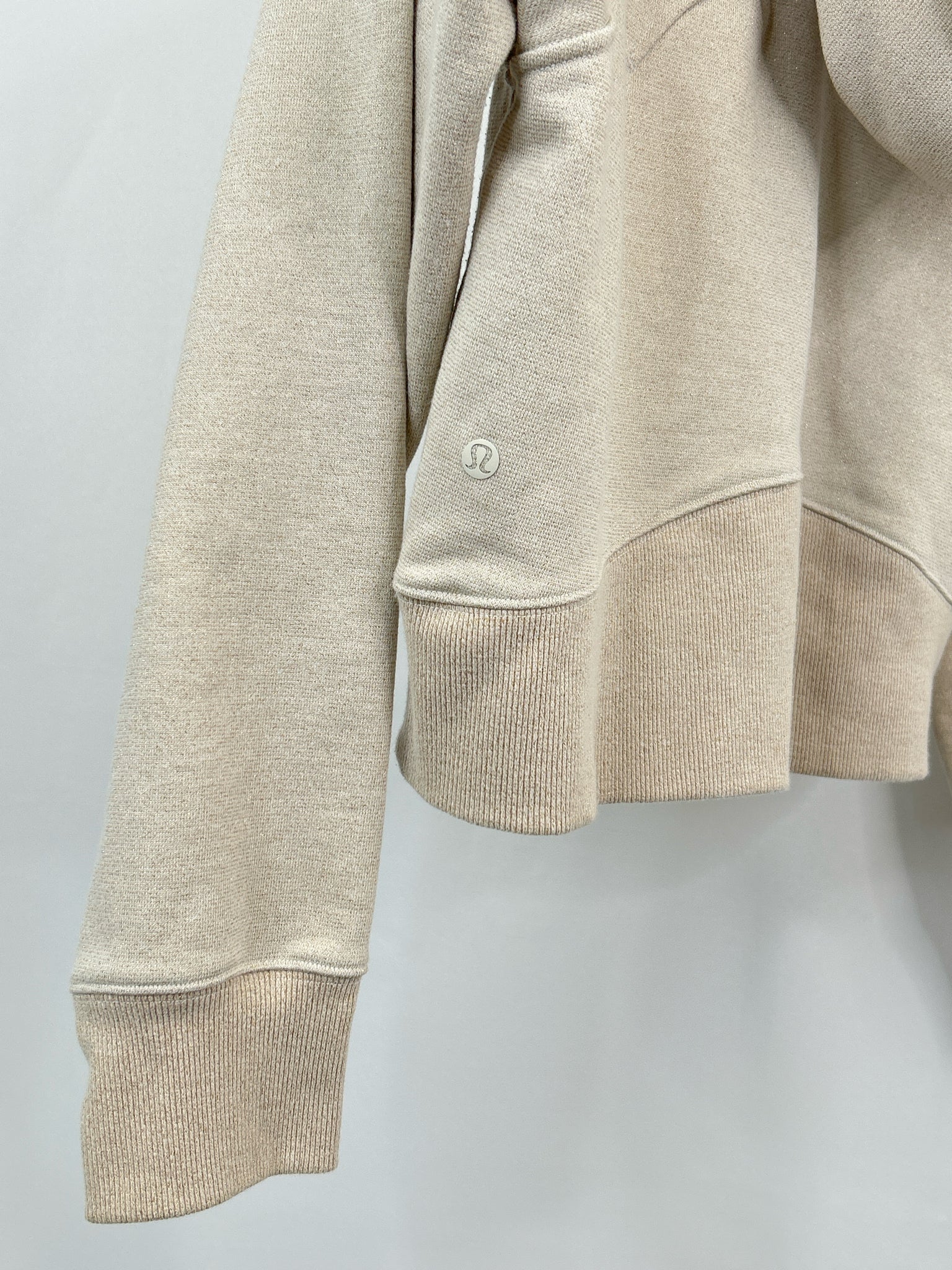 LULULEMON Size 6 BEIGE AND GOLD Women Hoodie