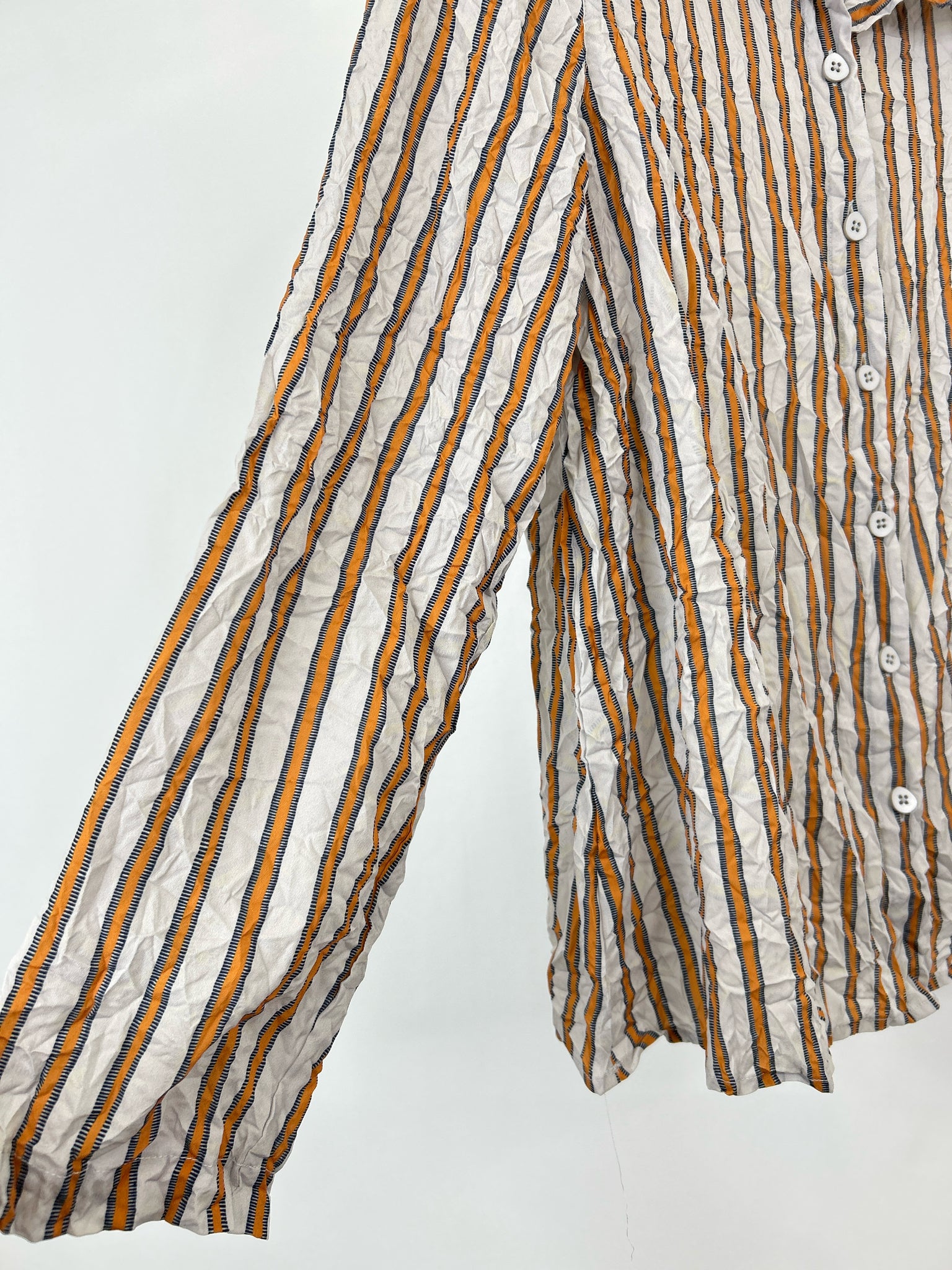 OLIVIA BY HABITAT CLOTHES Size S Beige striped Women Shirt