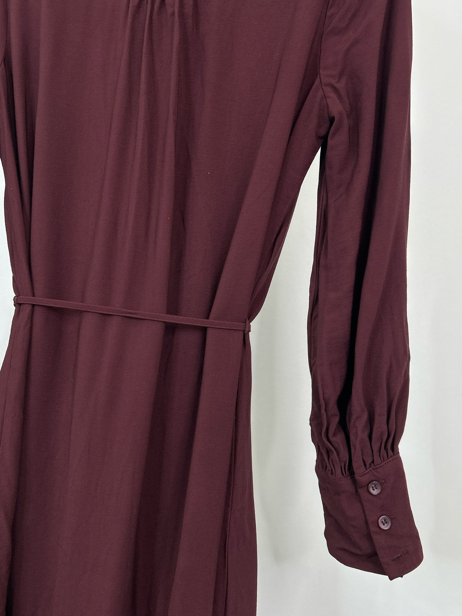 LOFT Size 6 Burgundy Women Dress