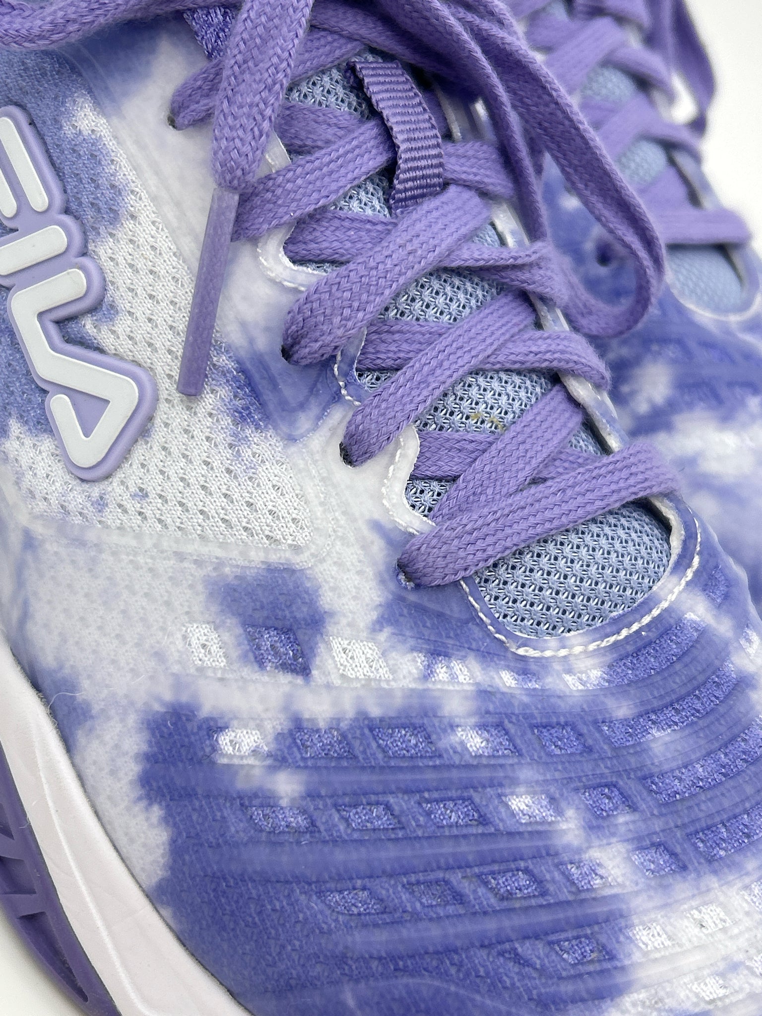FILA Size 9 Purple Print Women Sneakers