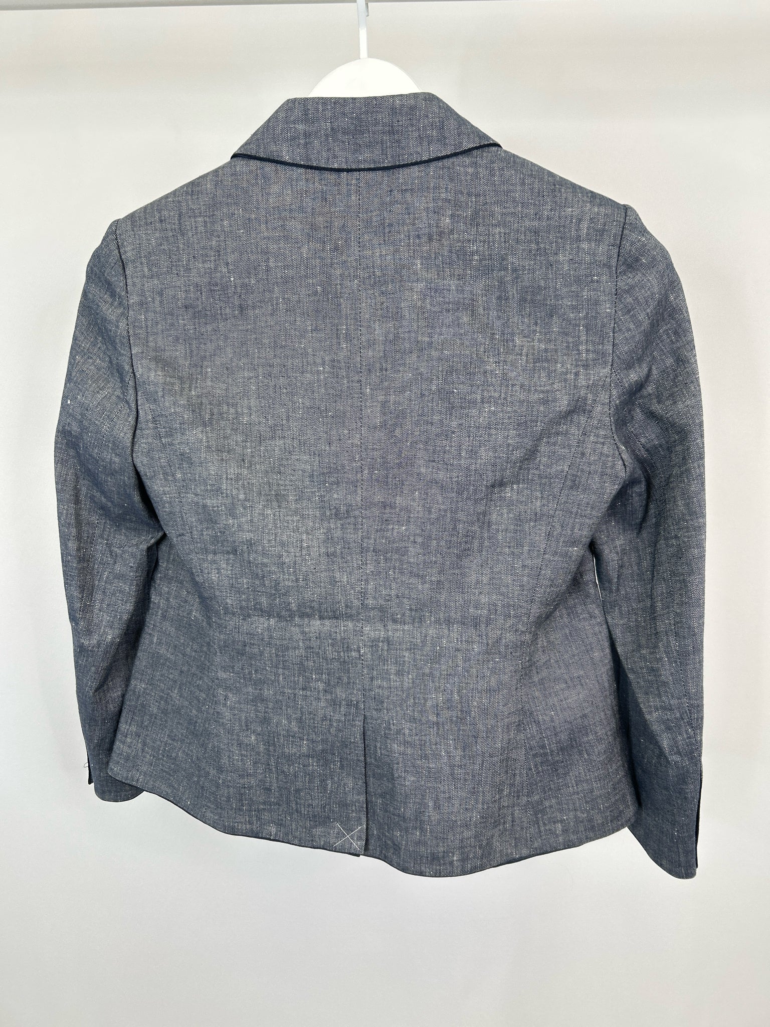 ANN TAYLOR Size 4P BLUE DENIM Women Blazer