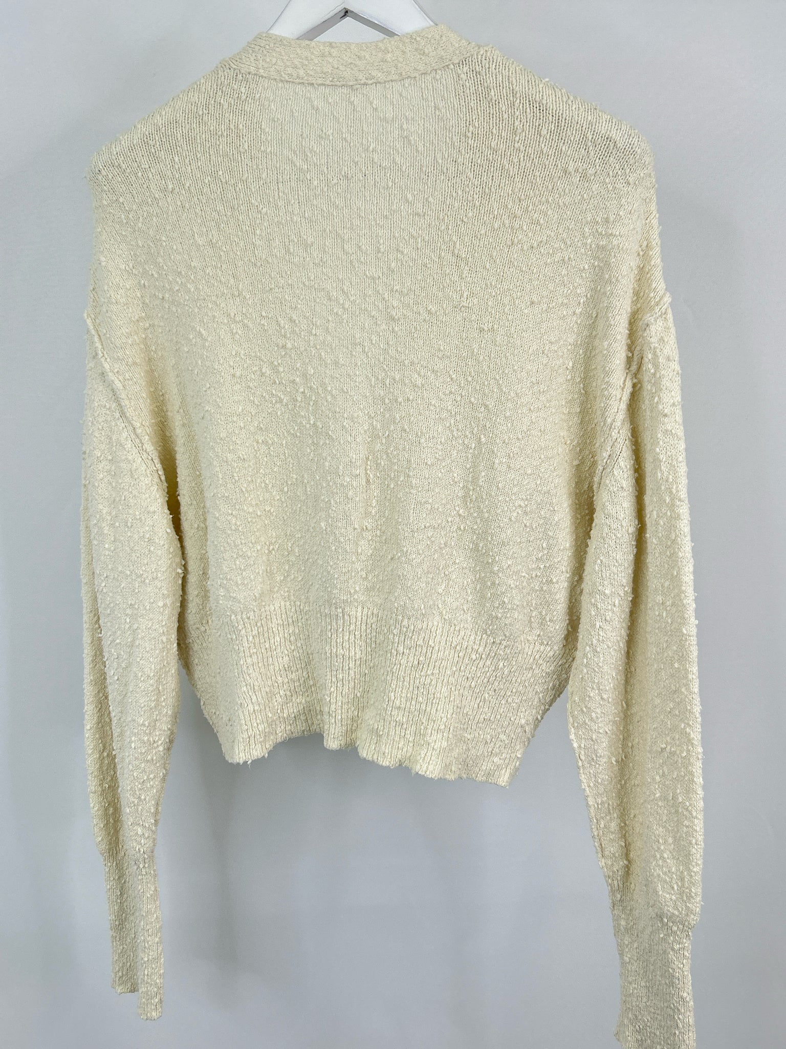 FREE PEOPLE Size XS Cream Women Cardigan