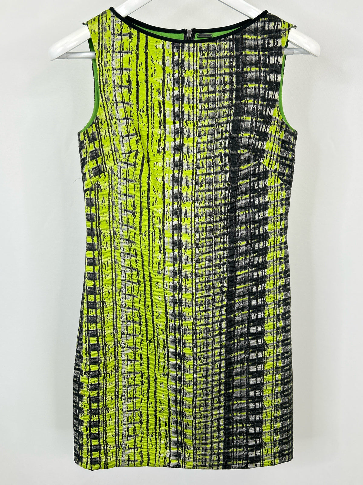 ELIE TAHARI Size 2 Black & Green Women Dress