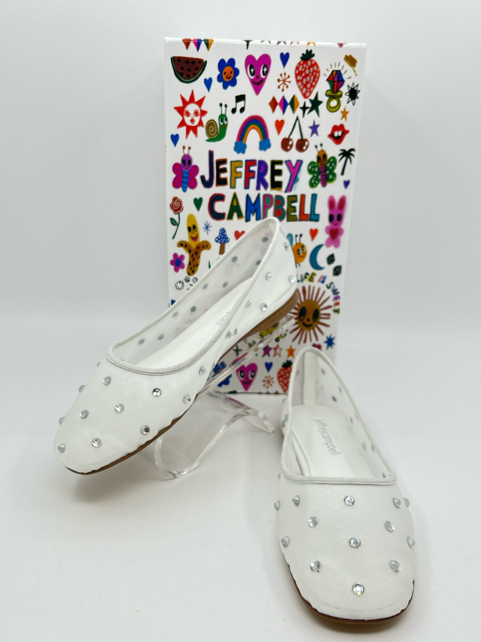 JEFFREY CAMPBELL Size 6 White Women Flats