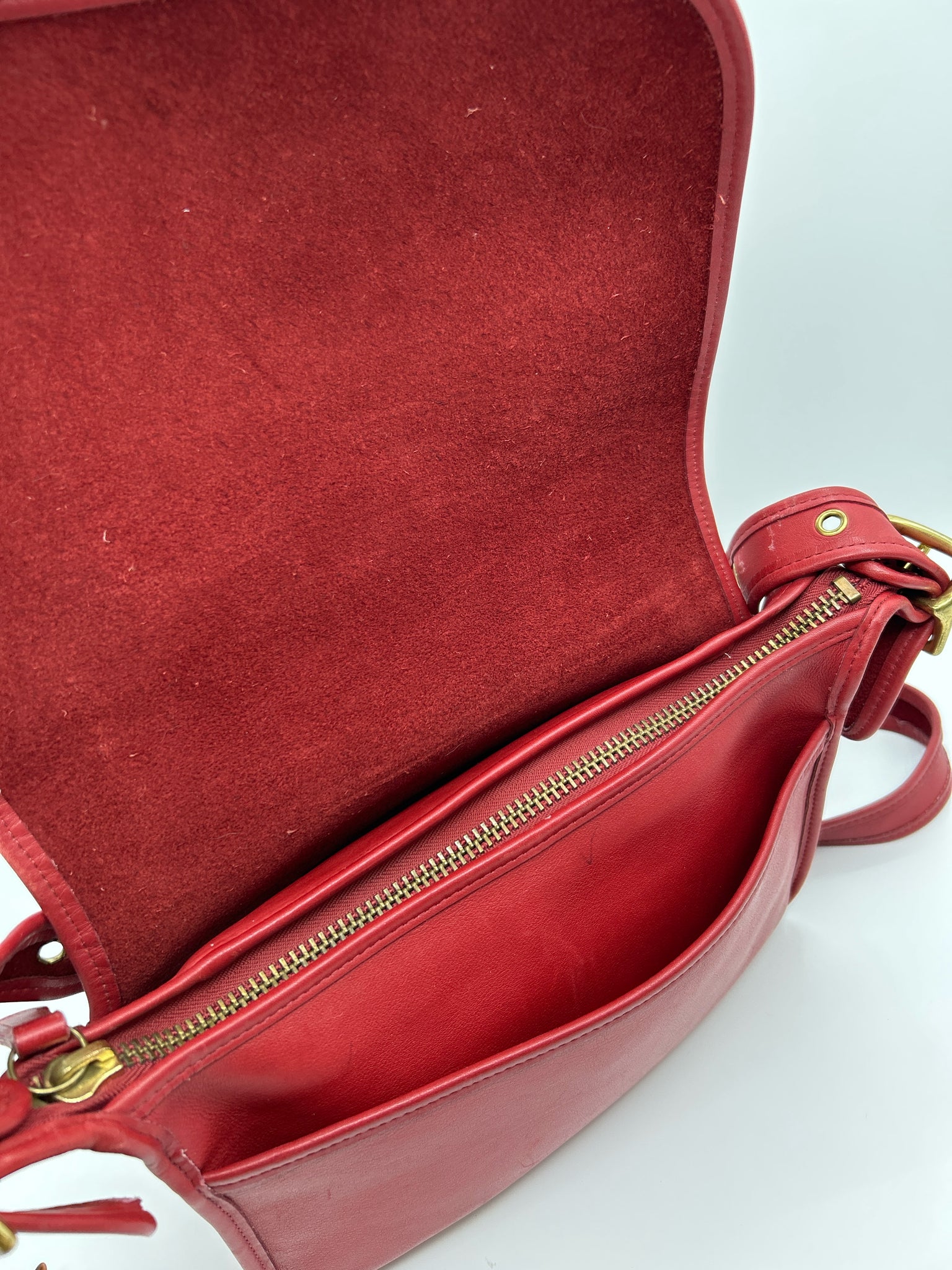 COACH Red Vintage Women Purse