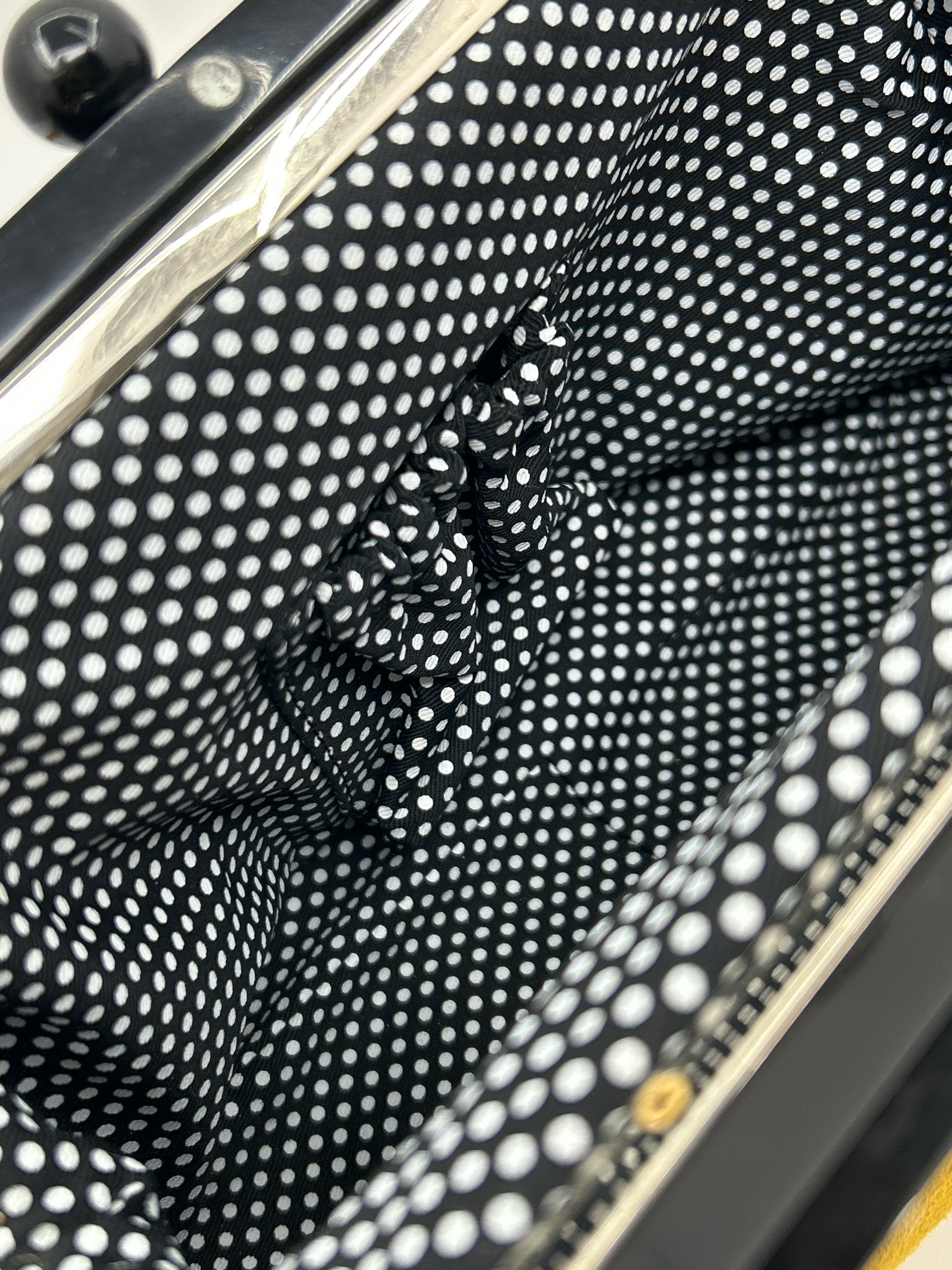 LULU GUINNESS Yellow & Black Women Purse