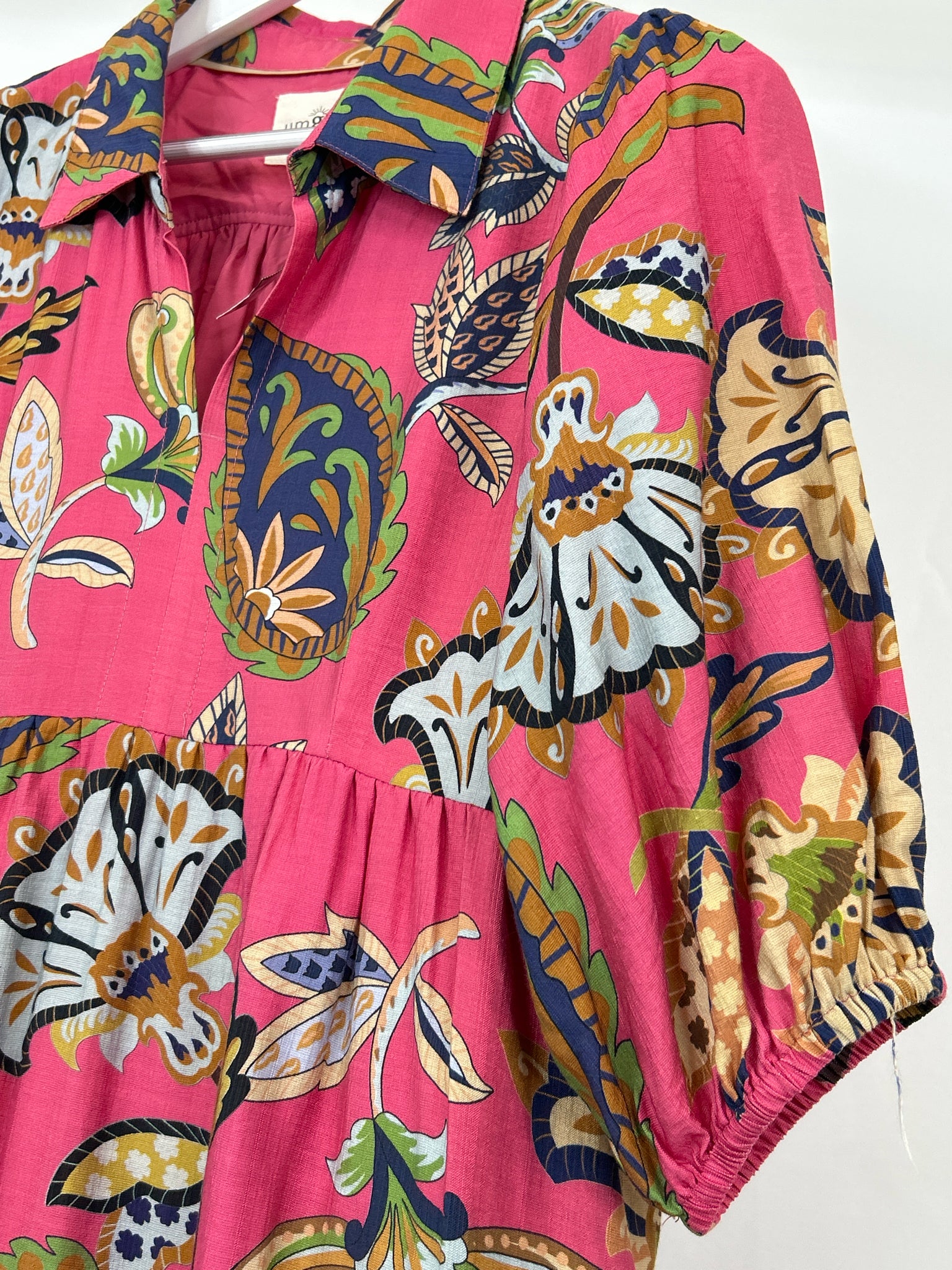 UMGEE Size M Pink Print Women Dress
