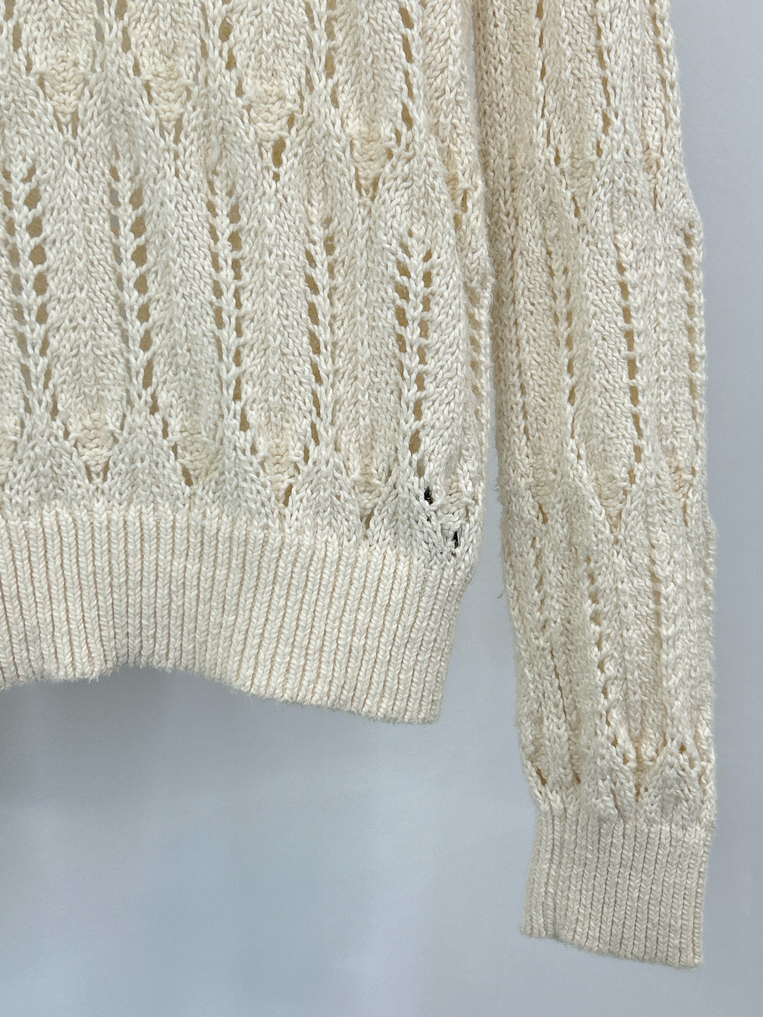 525 AMERICA Size XS Ivory Women Sweater