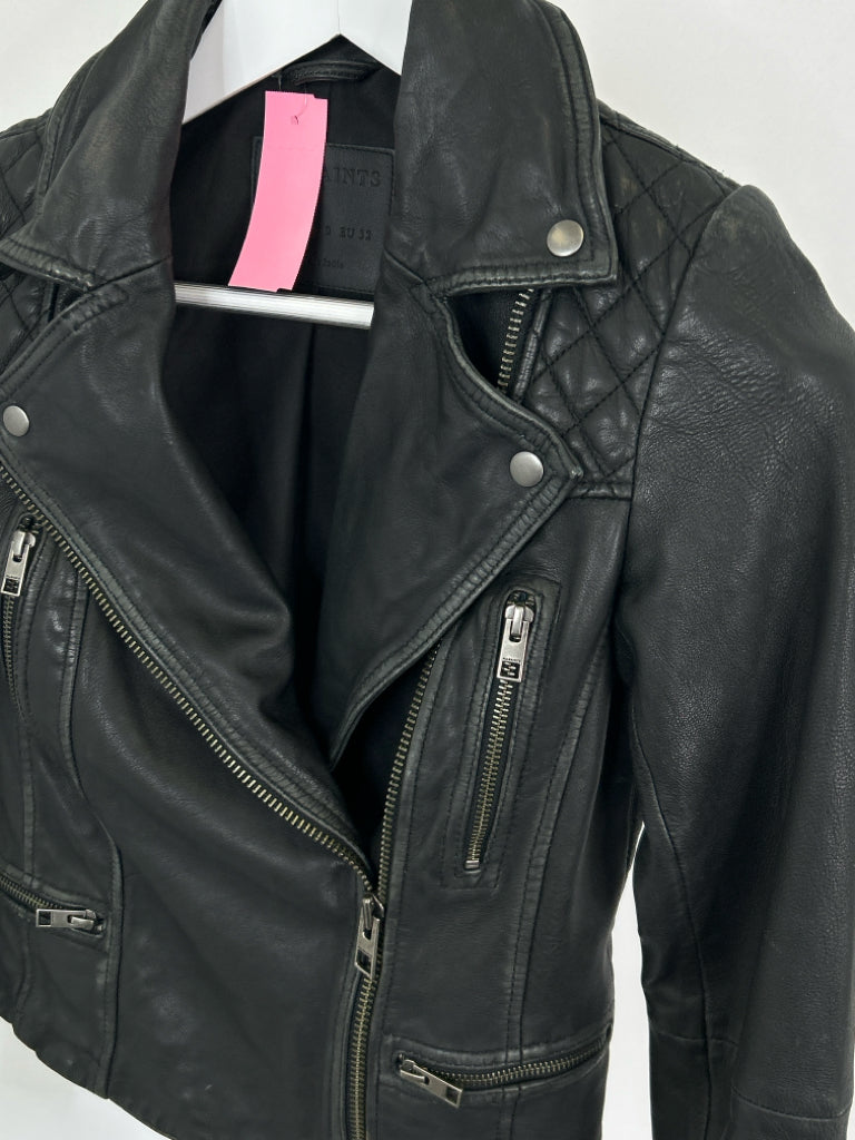 ALLSAINTS Size 0 Black Women Jacket