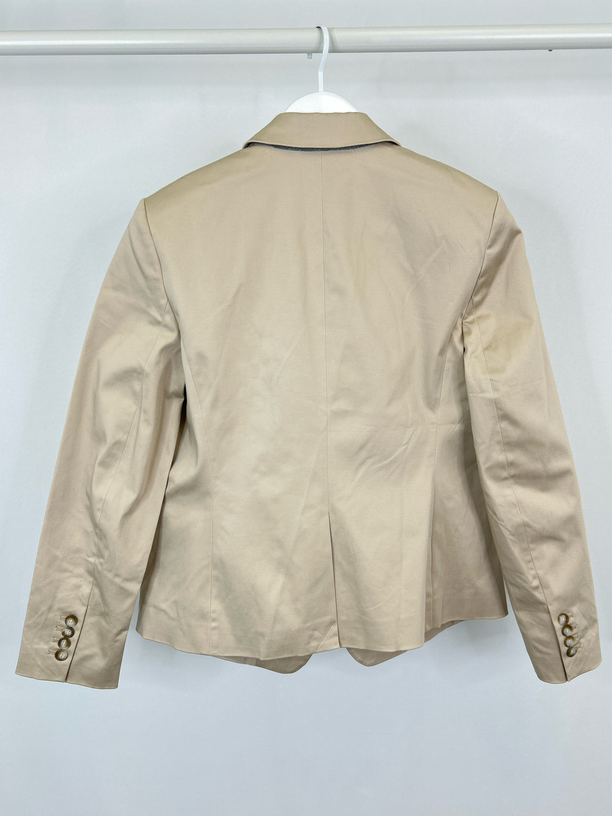 ANN TAYLOR Size 8 Beige Women Blazer