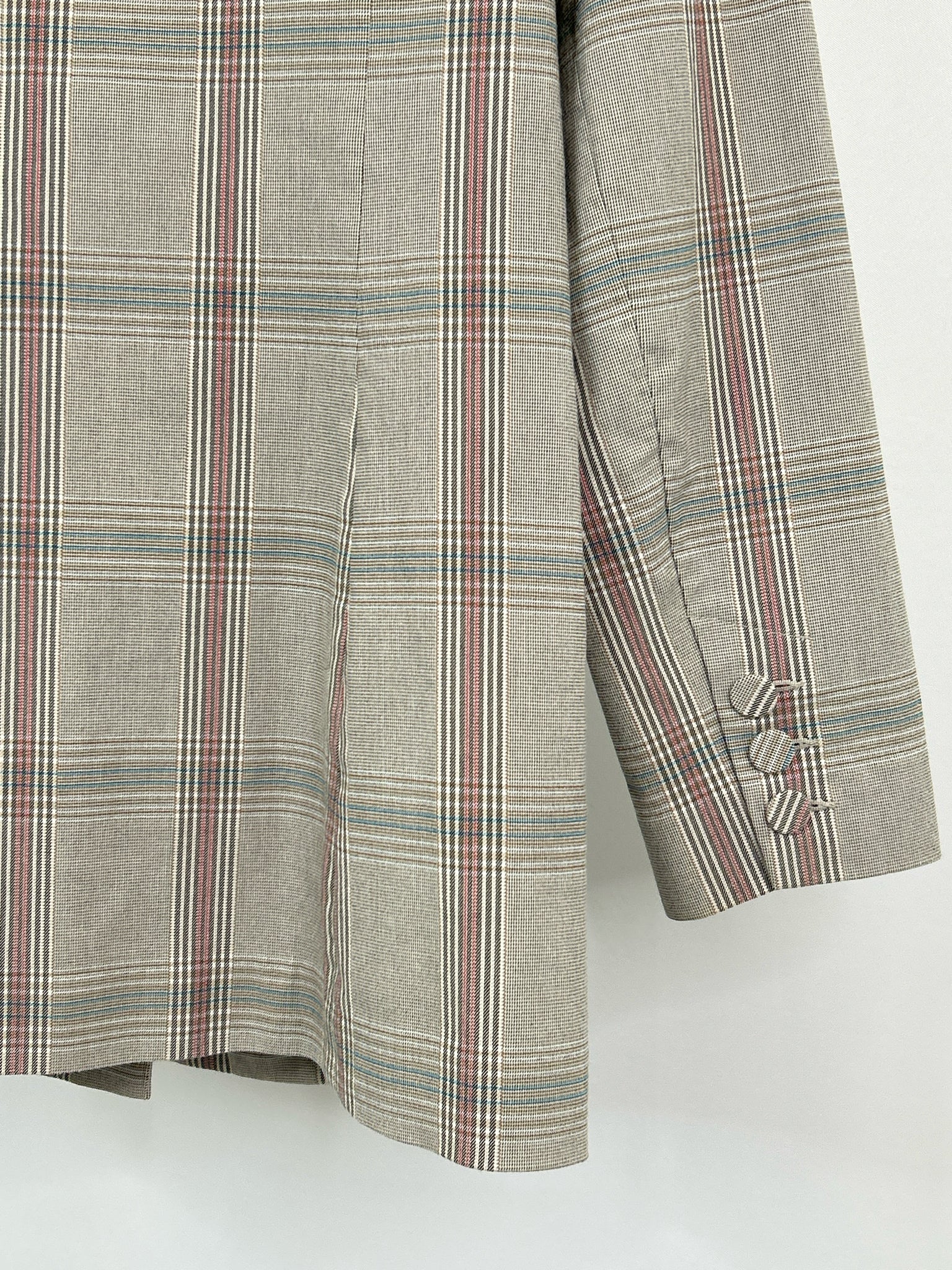 CABI Size 8 Brown Plaid Women Blazer