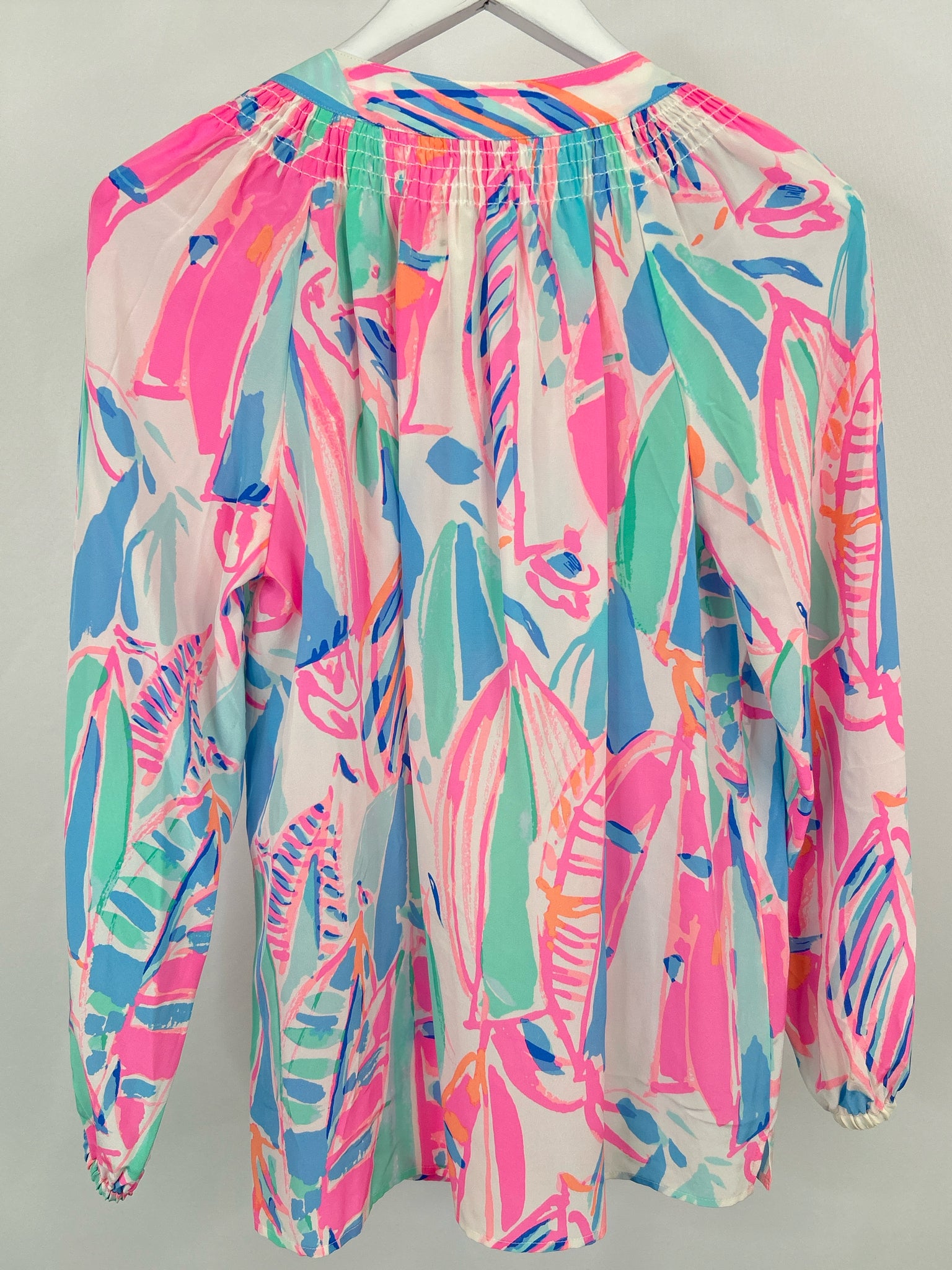 LILLY PULITZER Size M Pink Print Women Top