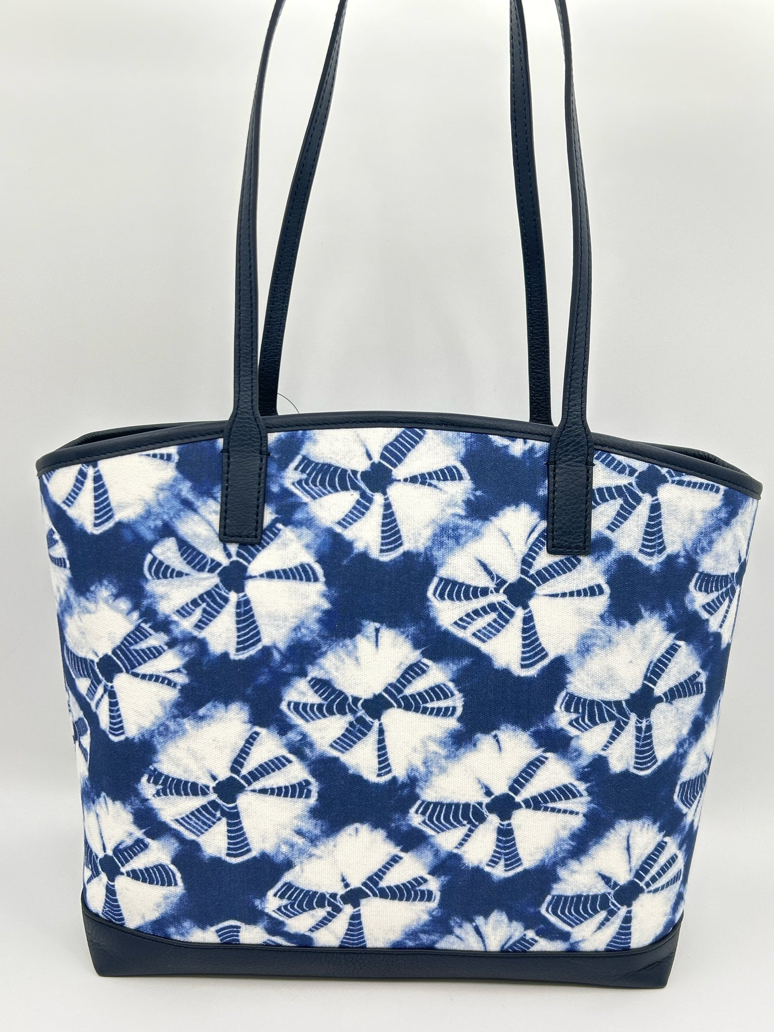 TALBOTS Blue Print Women Tote