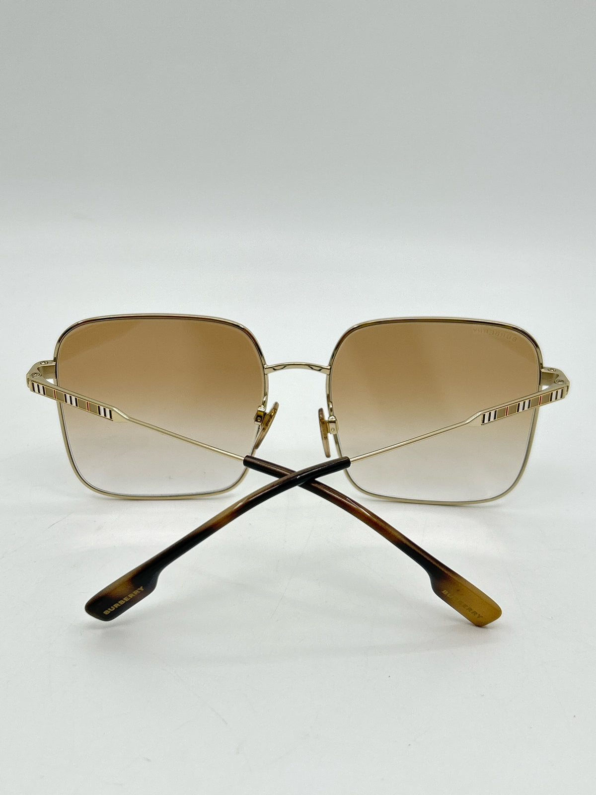 BURBERRY Gold Sunglasses