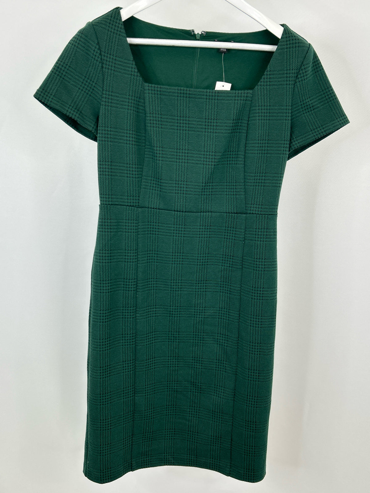ANN TAYLOR Size 8 GREEN AND BLACK Women Dress