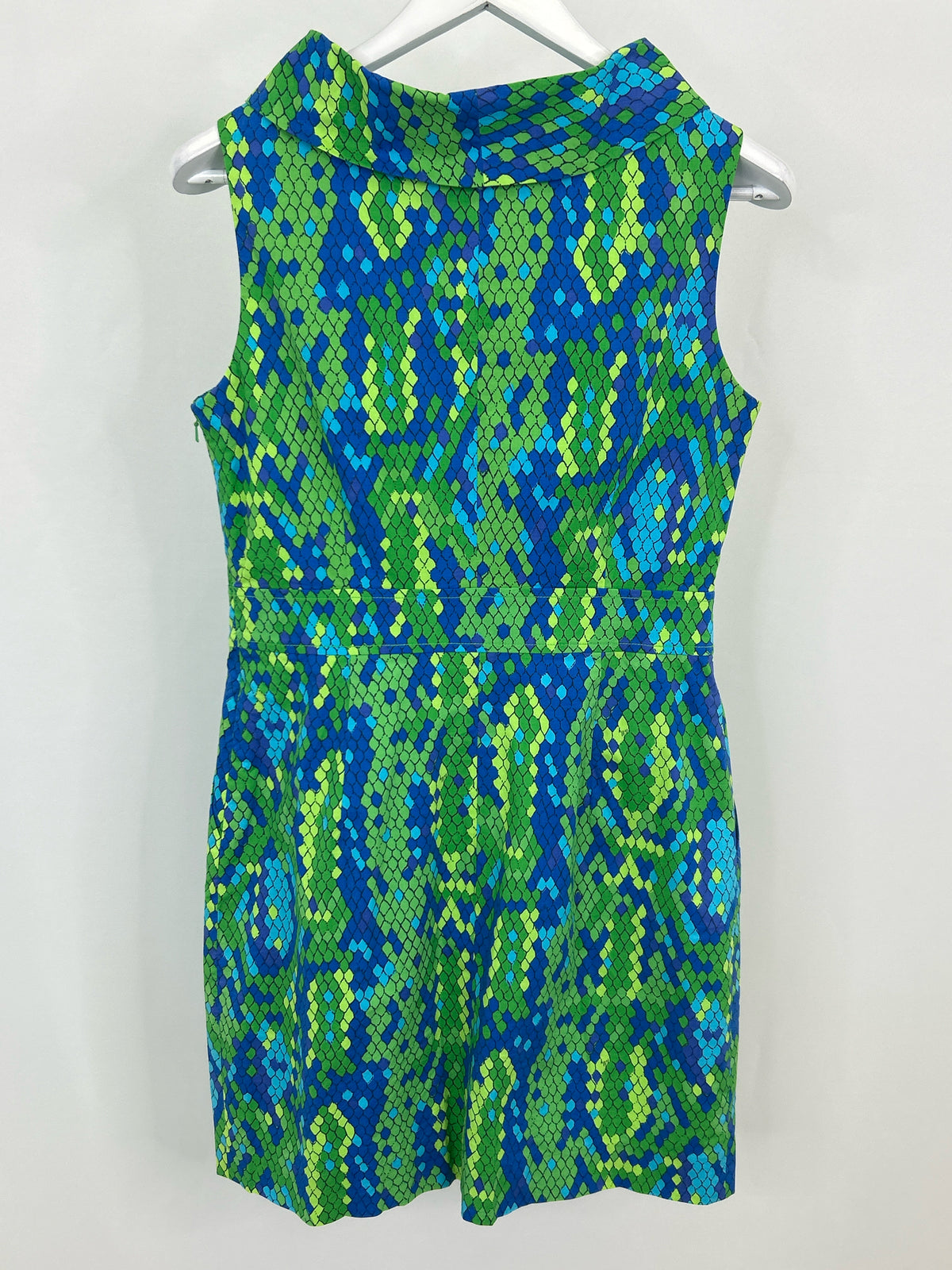 LILLY PULITZER Size 10 Green and Blue Women Dress
