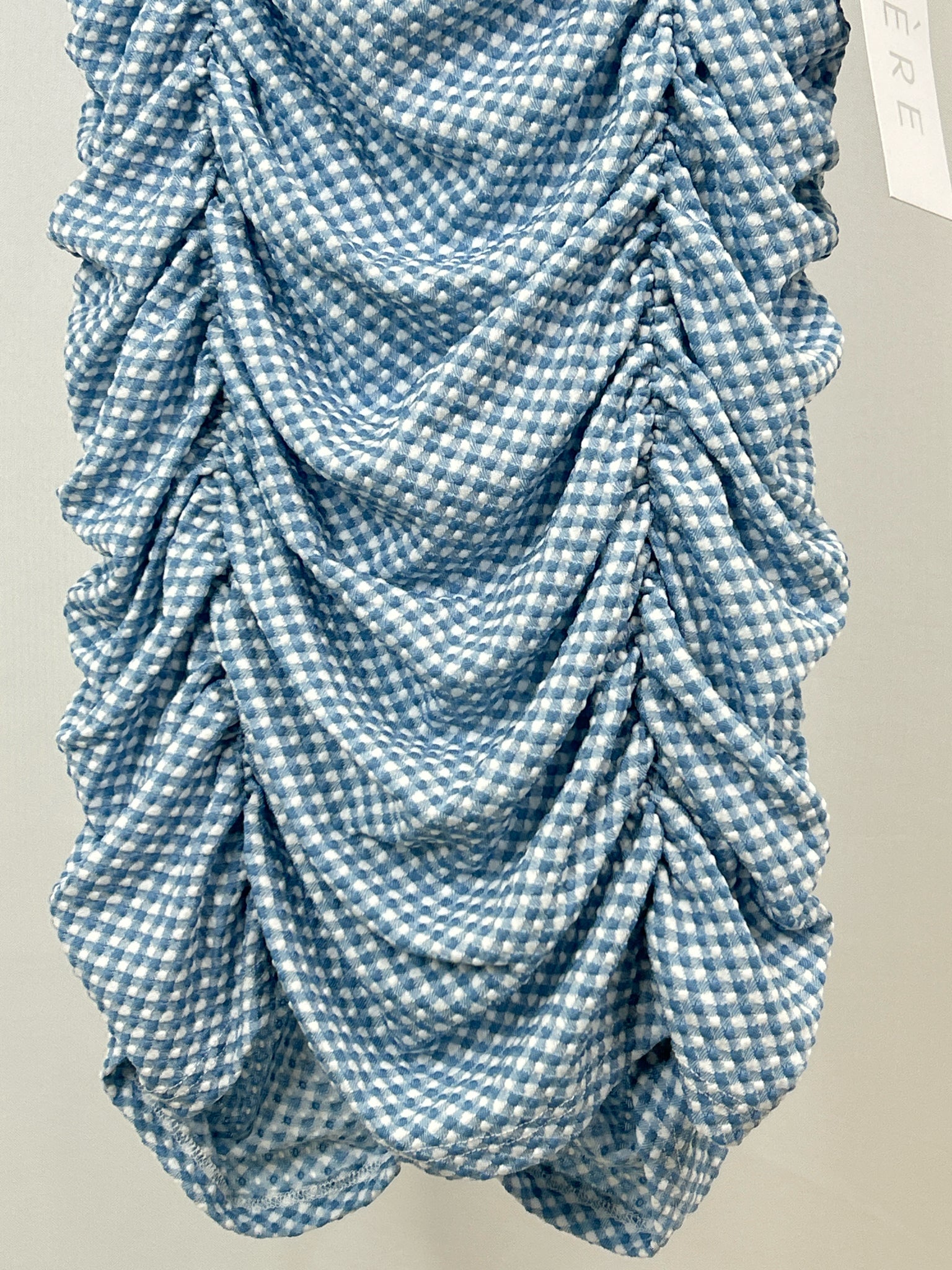 LUMIERE Size L Blue & White Women Dress NWT