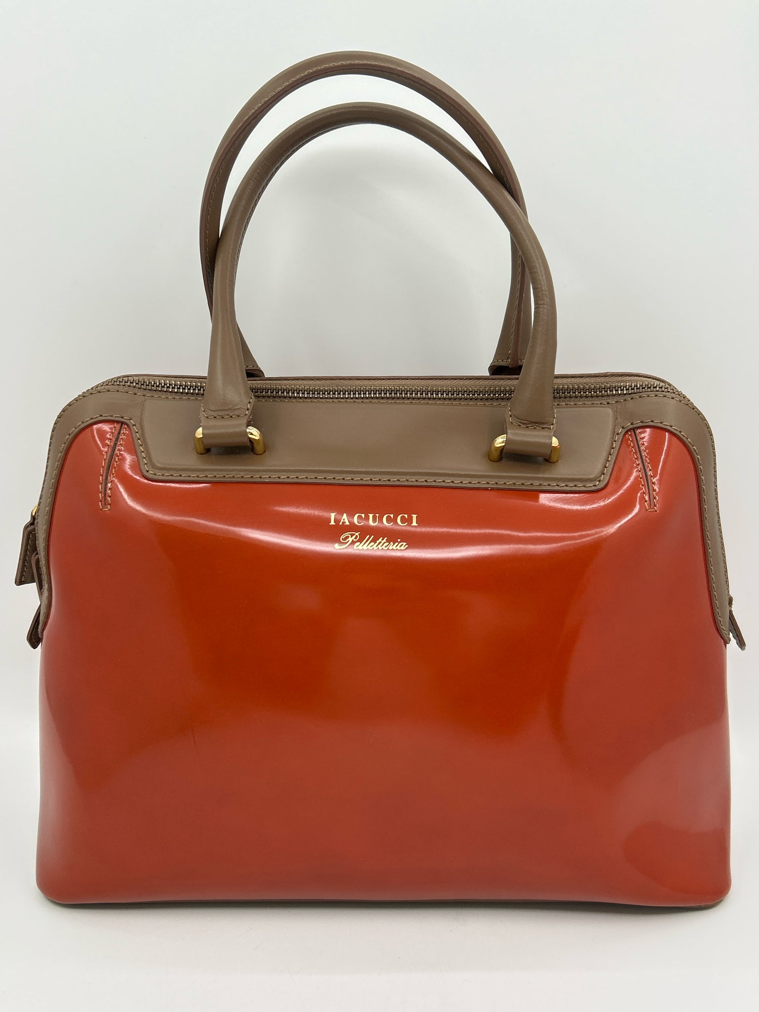 IACUCCI ORANGE & BROWN Women Purse