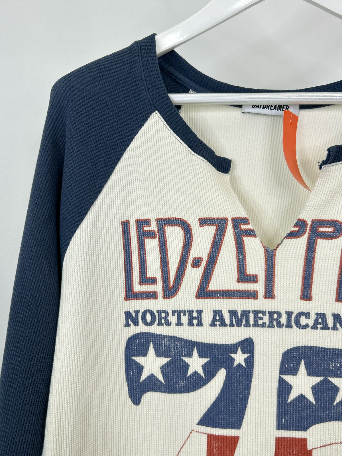 DAYDREAMER Size XL Navy & Cream Women Top