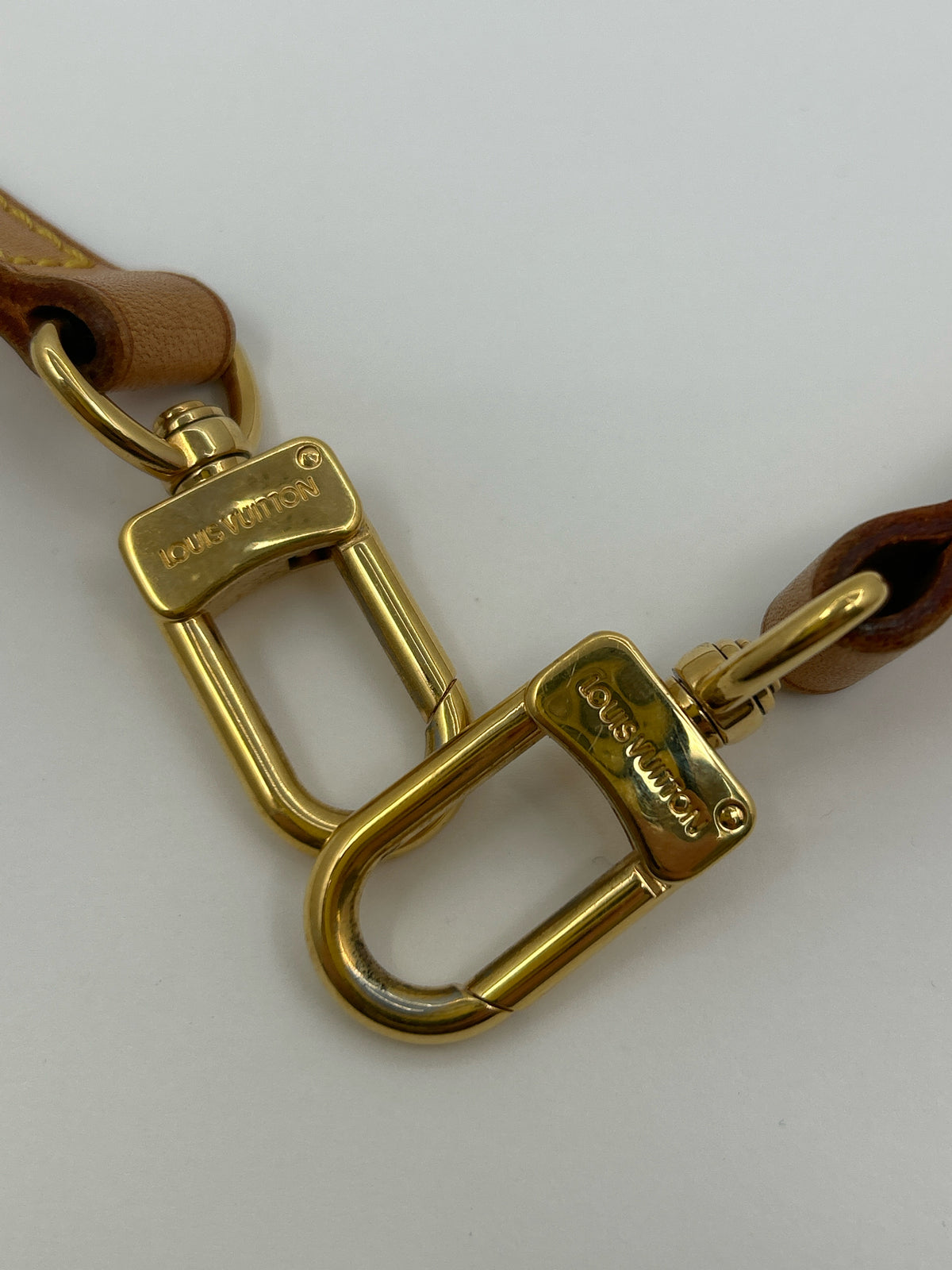 LOUIS VUITTON Tan Purse Strap Accessories